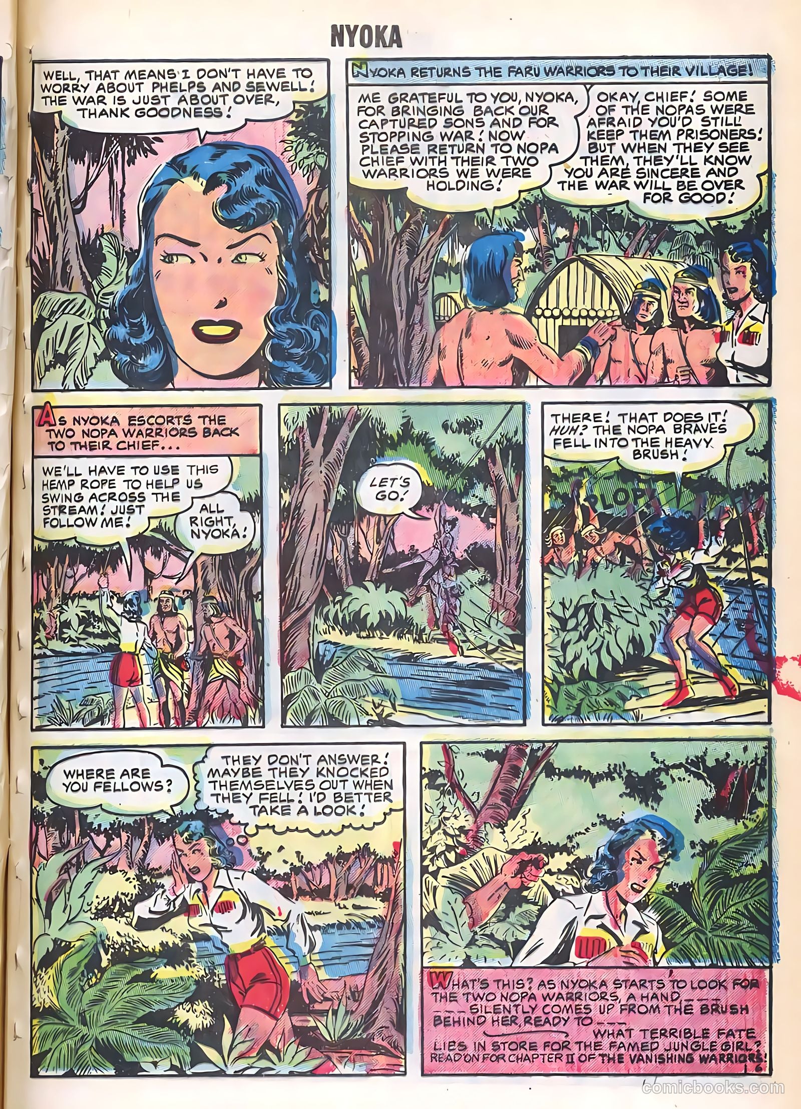 Nyoka the Jungle Girl #16 — page 9 of 36