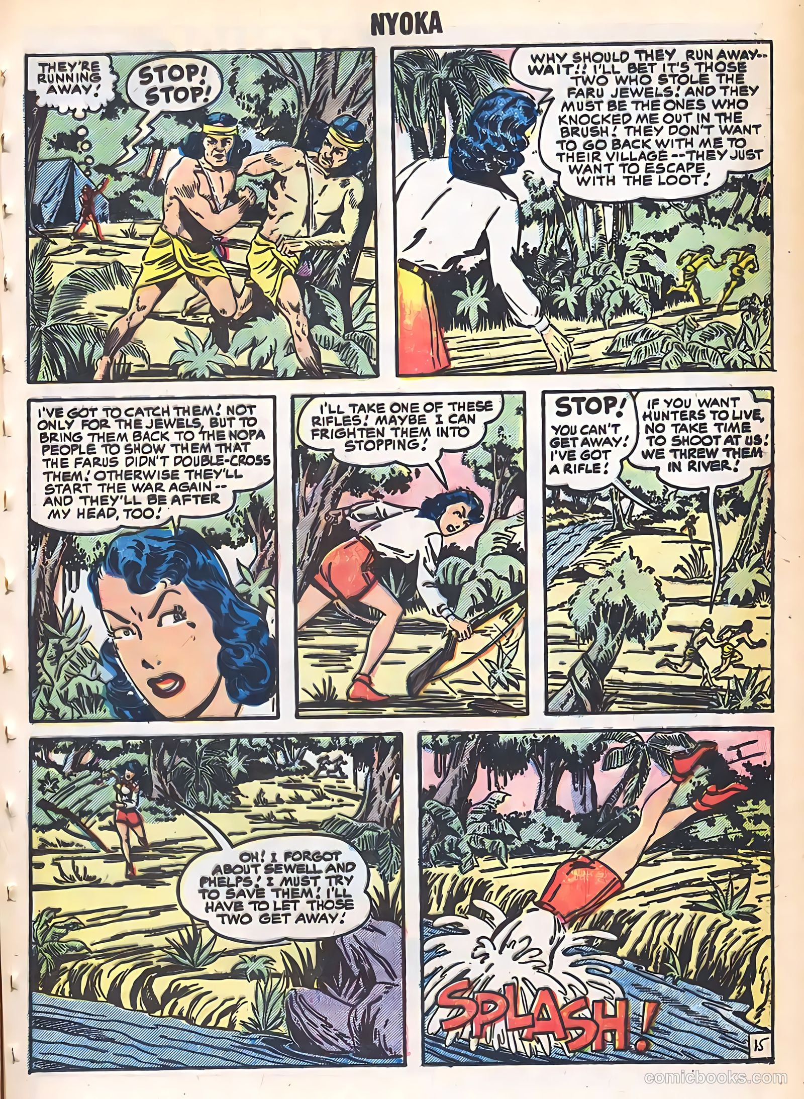 Nyoka the Jungle Girl #16 — page 21 of 36