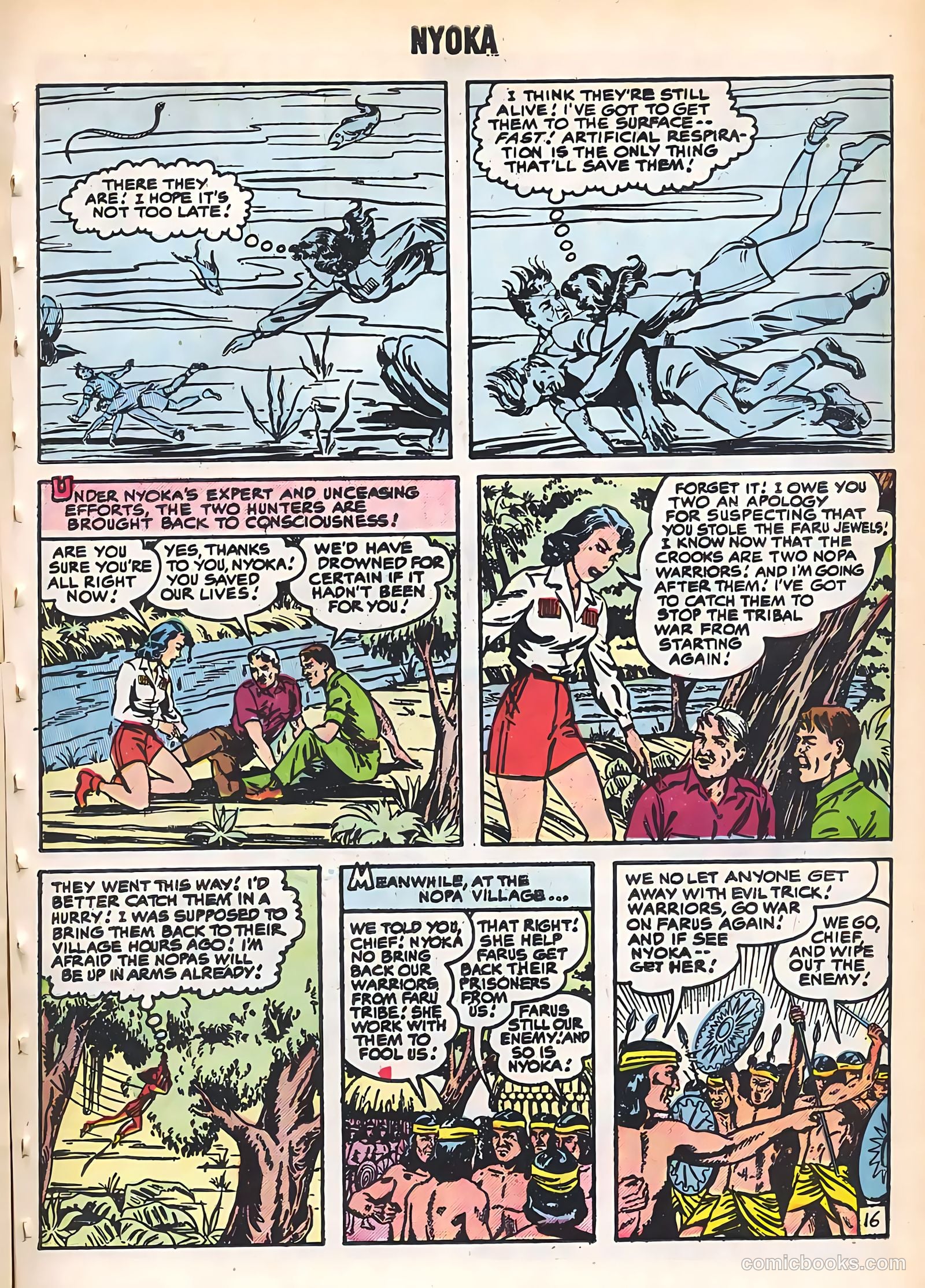 Nyoka the Jungle Girl #16 — page 23 of 36