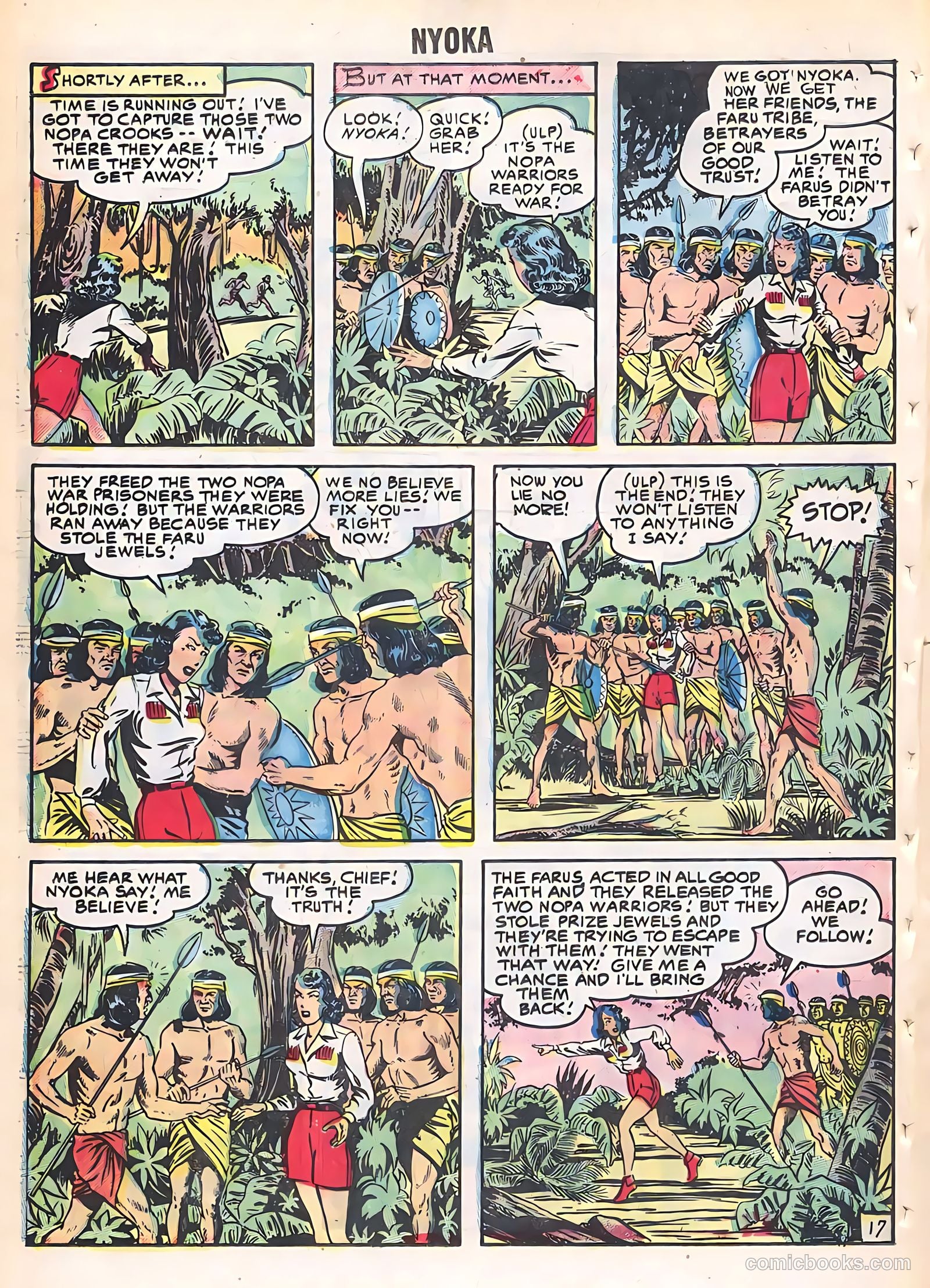 Nyoka the Jungle Girl #16 — page 24 of 36