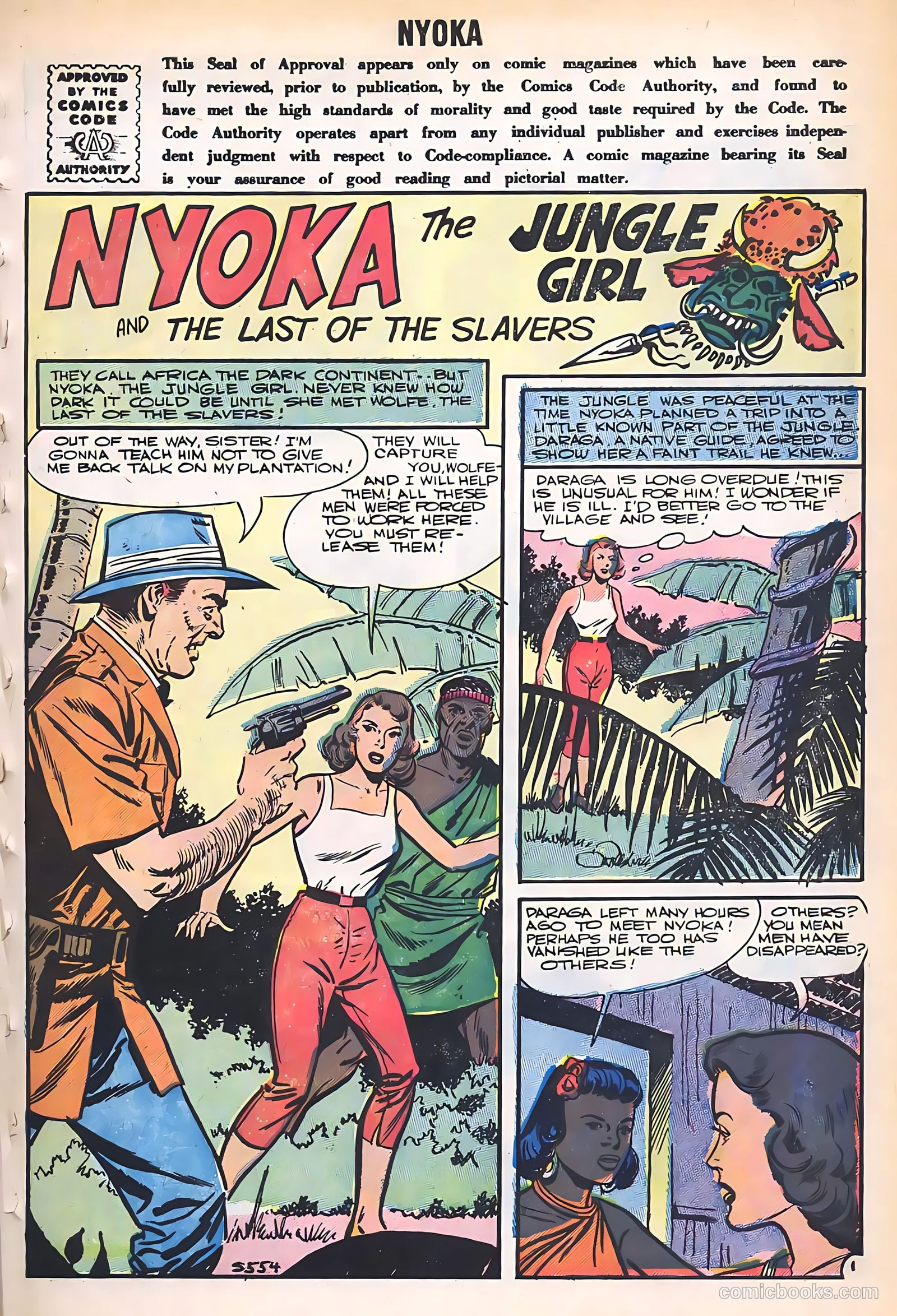 Nyoka the Jungle Girl #17 — page 3 of 36