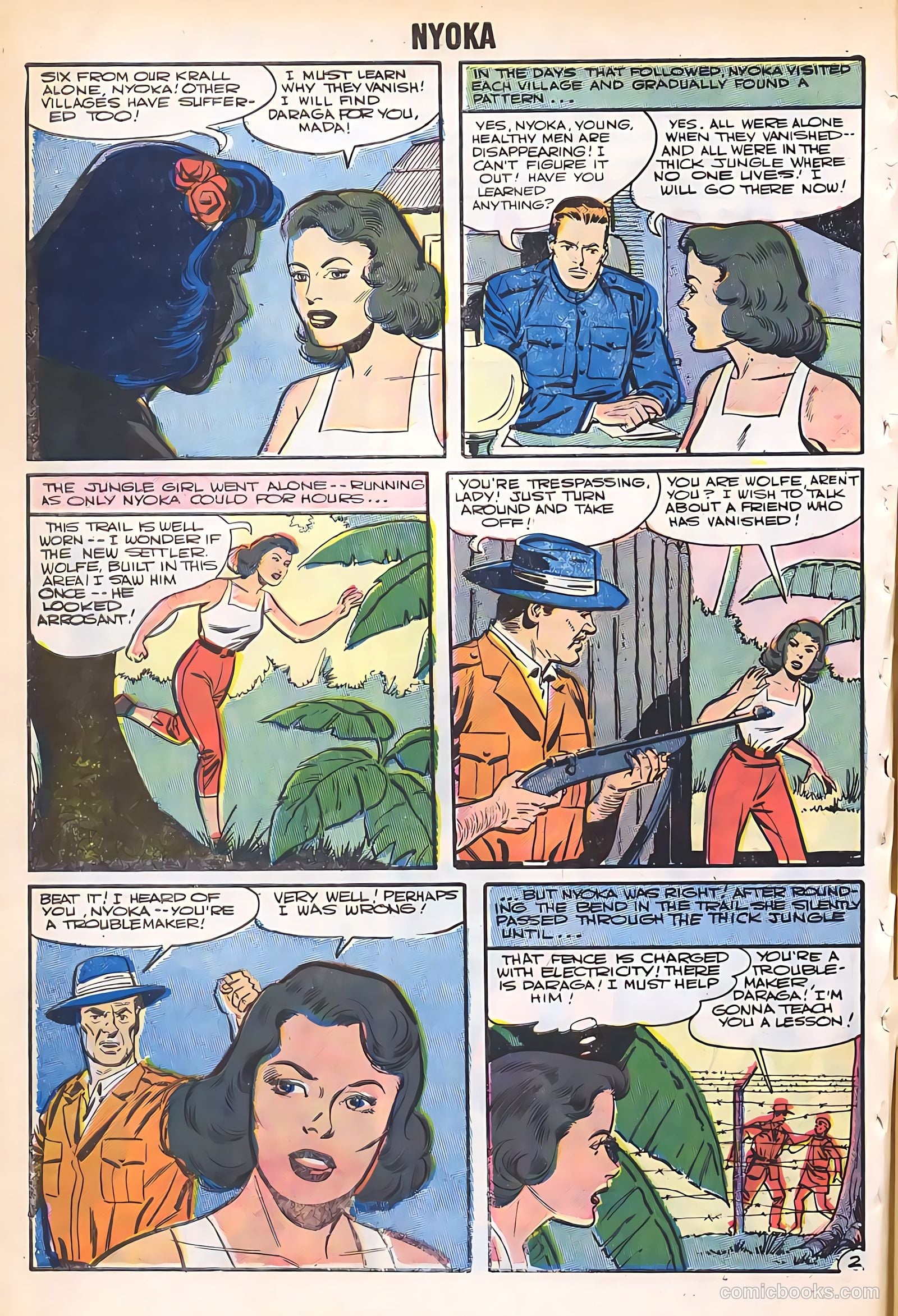 Nyoka the Jungle Girl #17 — page 4 of 36