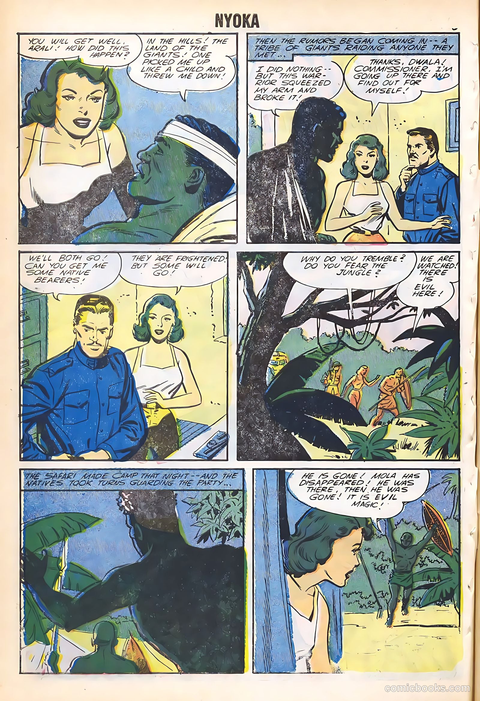 Nyoka the Jungle Girl #17 — page 8 of 36