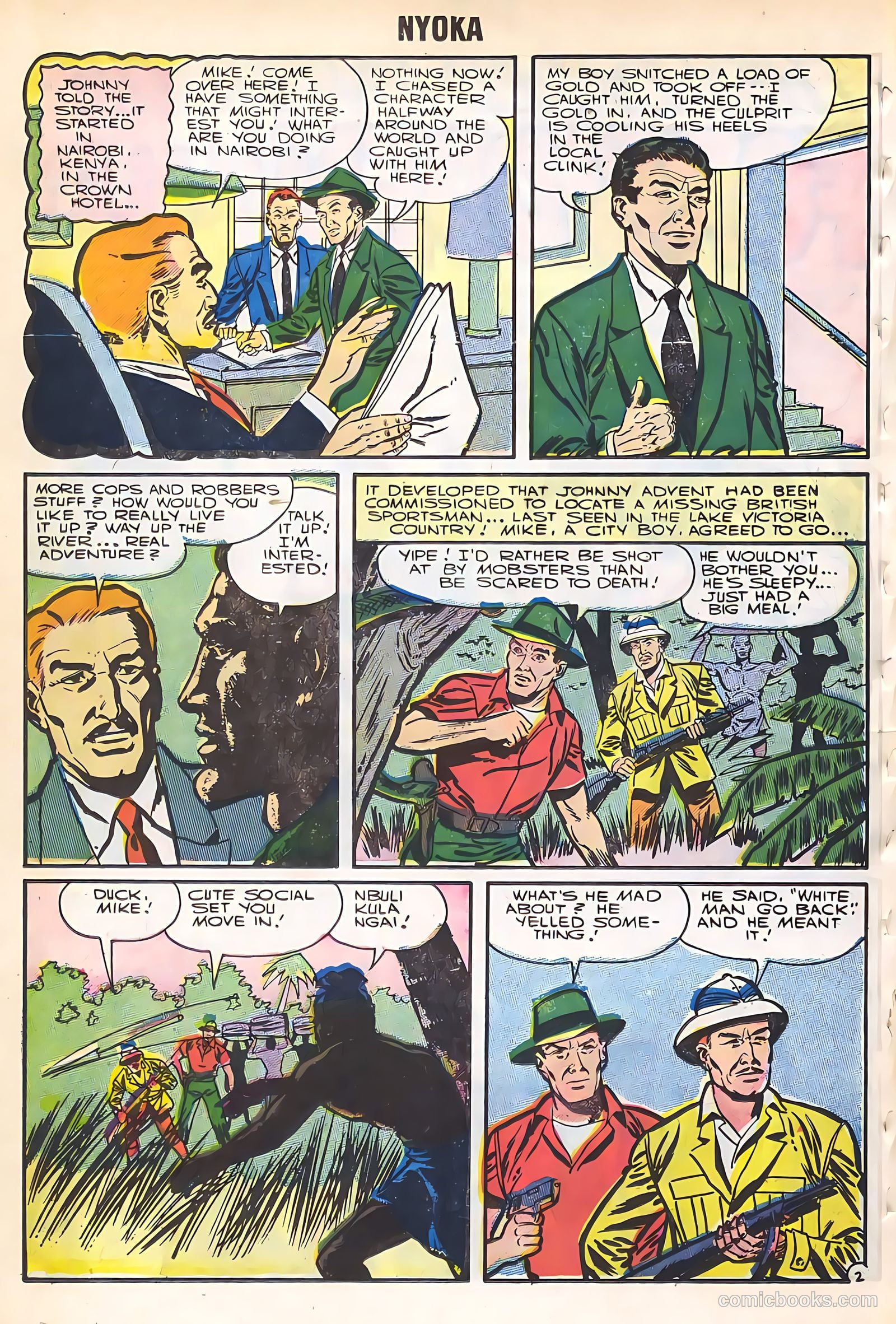 Nyoka the Jungle Girl #17 — page 20 of 36