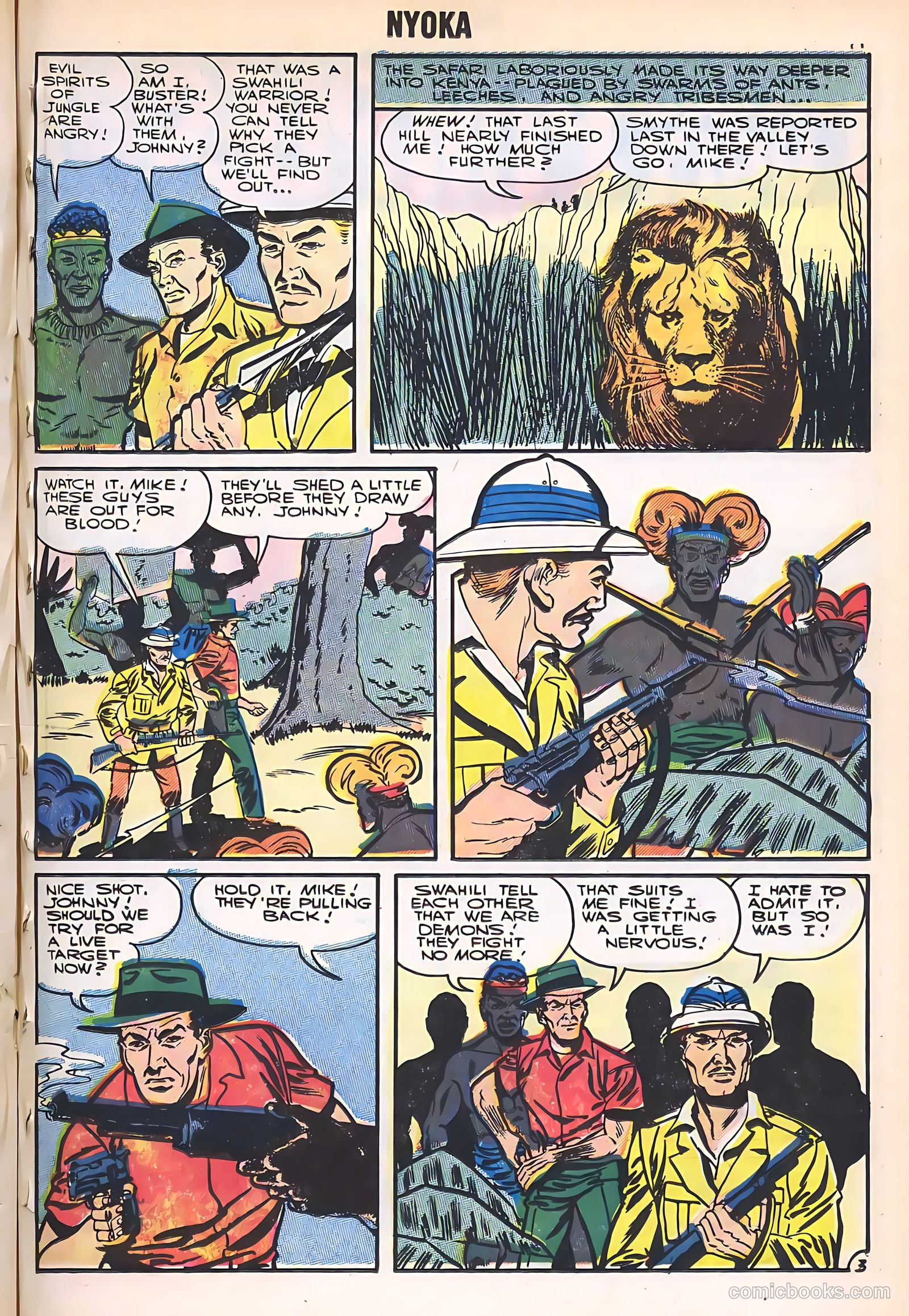 Nyoka the Jungle Girl #17 — page 21 of 36