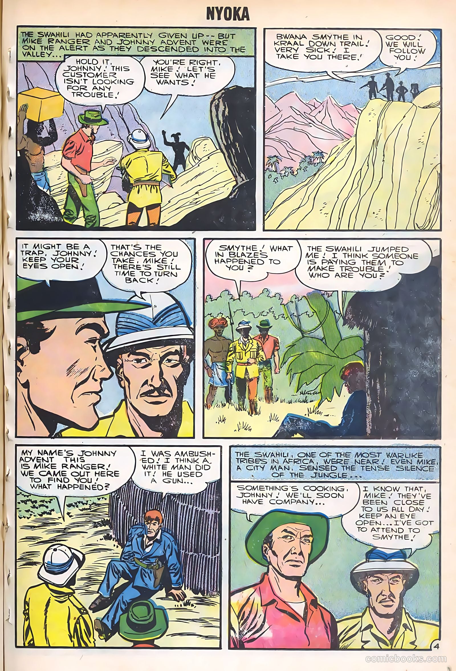 Nyoka the Jungle Girl #17 — page 23 of 36