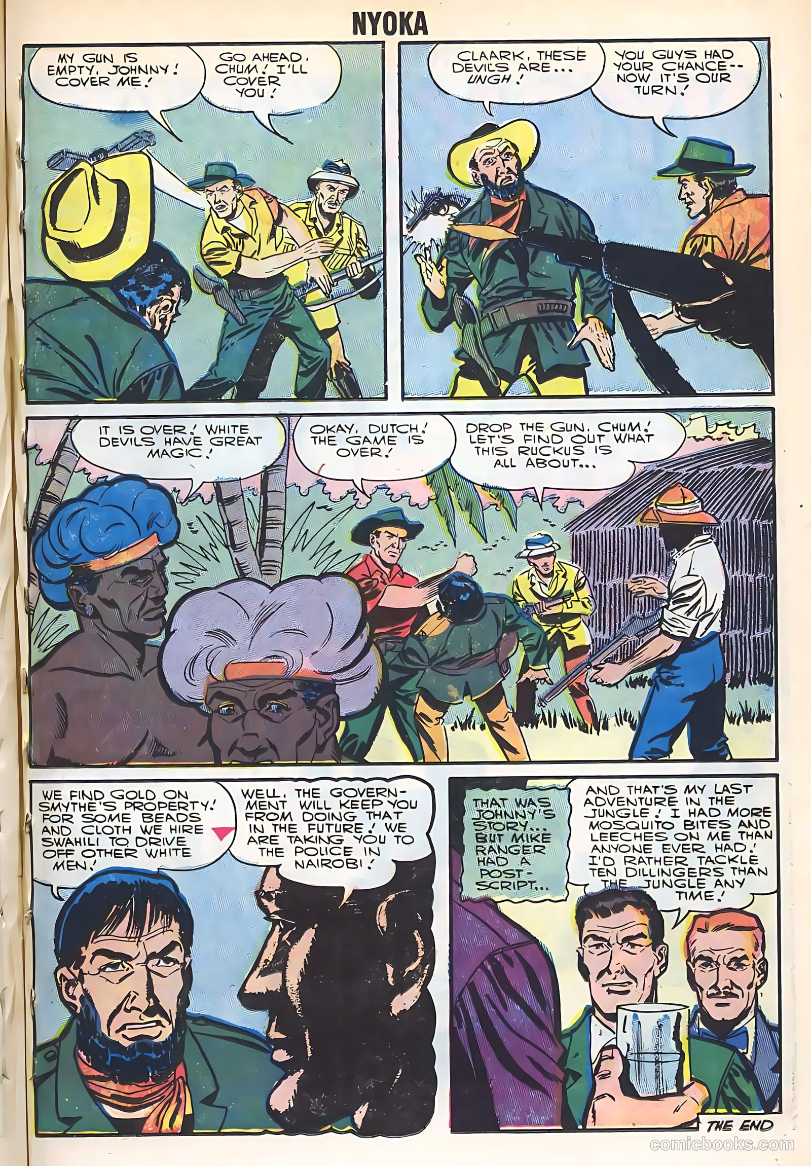 Nyoka the Jungle Girl #17 — page 25 of 36