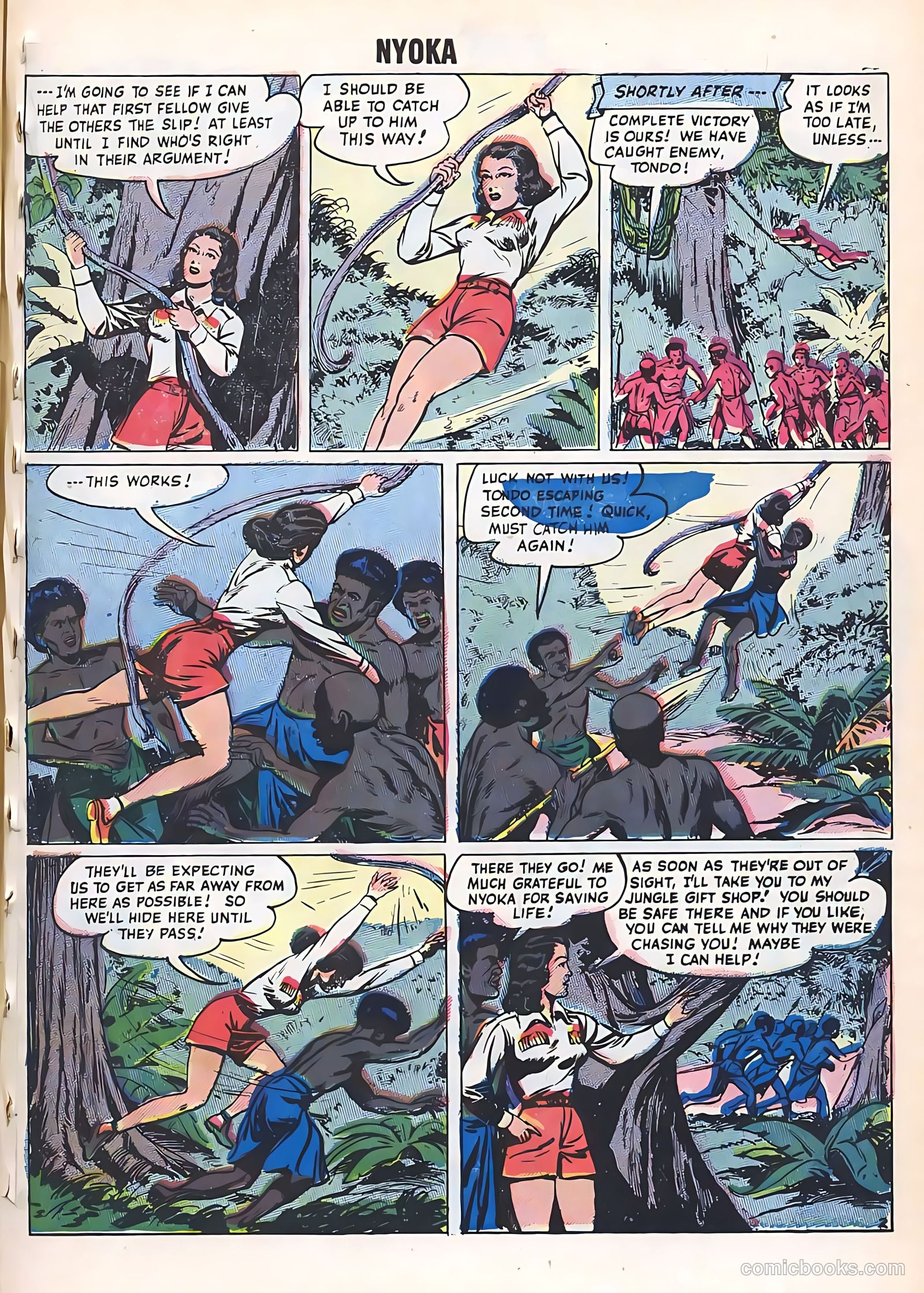 Nyoka the Jungle Girl #17 — page 27 of 36