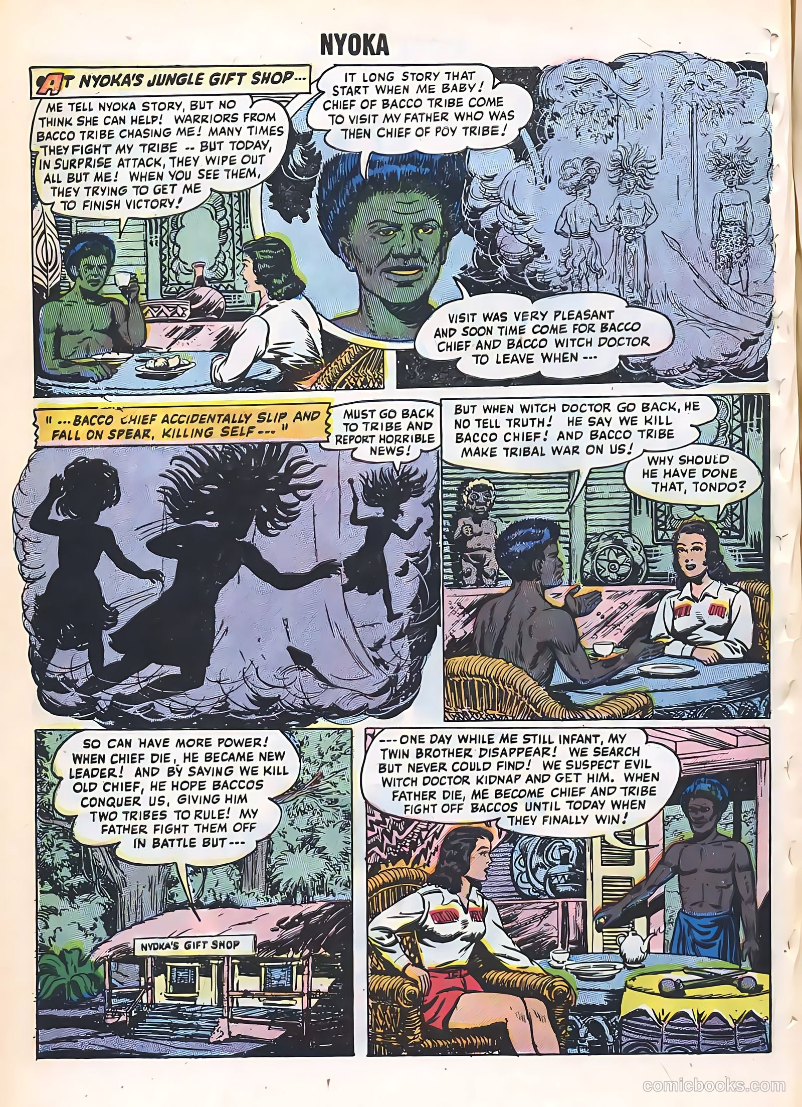 Nyoka the Jungle Girl #17 — page 28 of 36