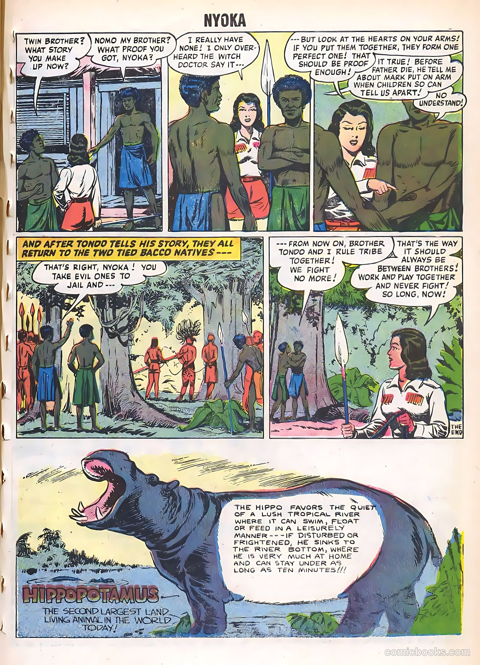 Nyoka the Jungle Girl #17 — page 33 of 36