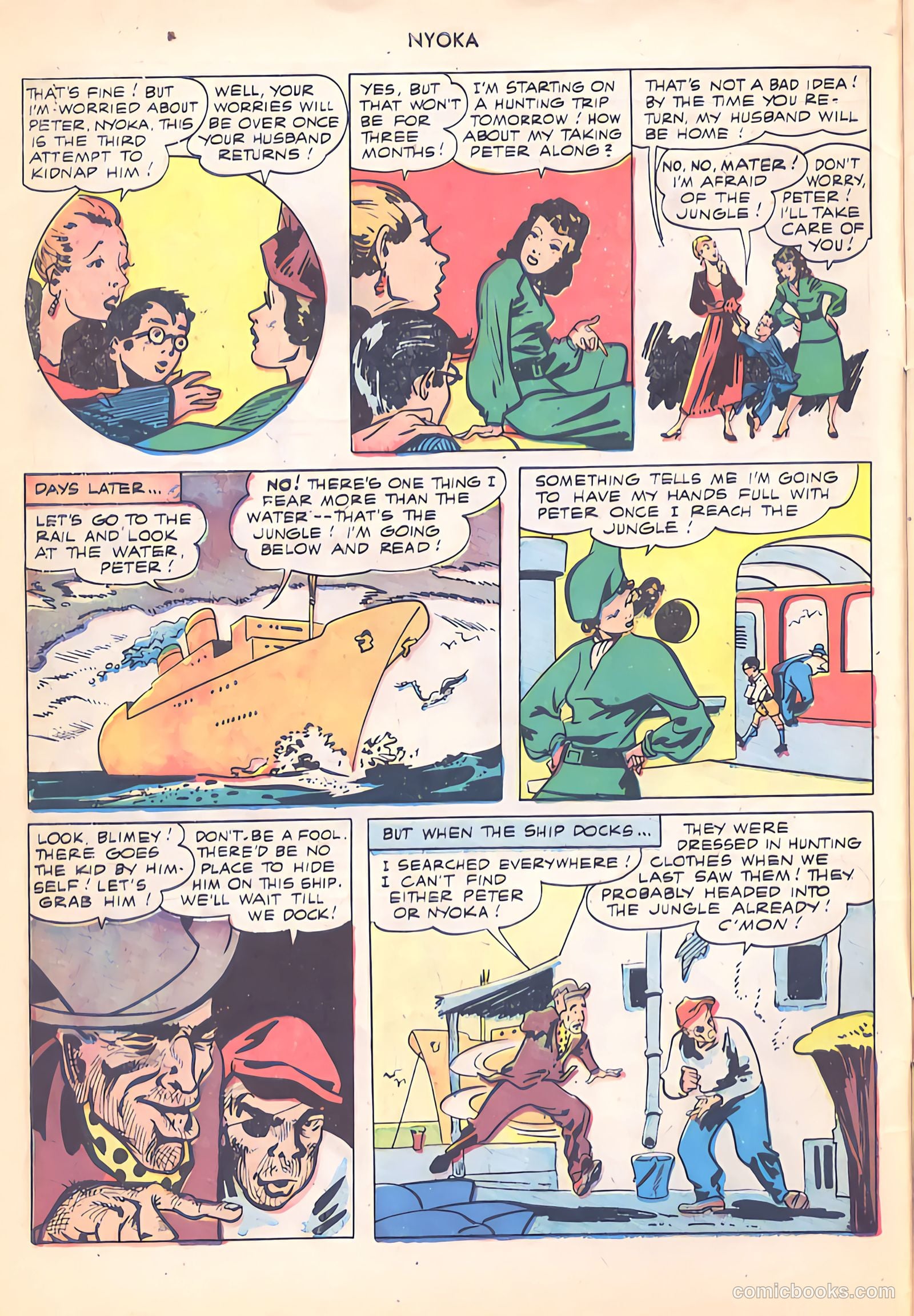 Nyoka the Jungle Girl #17 — page 6 of 36