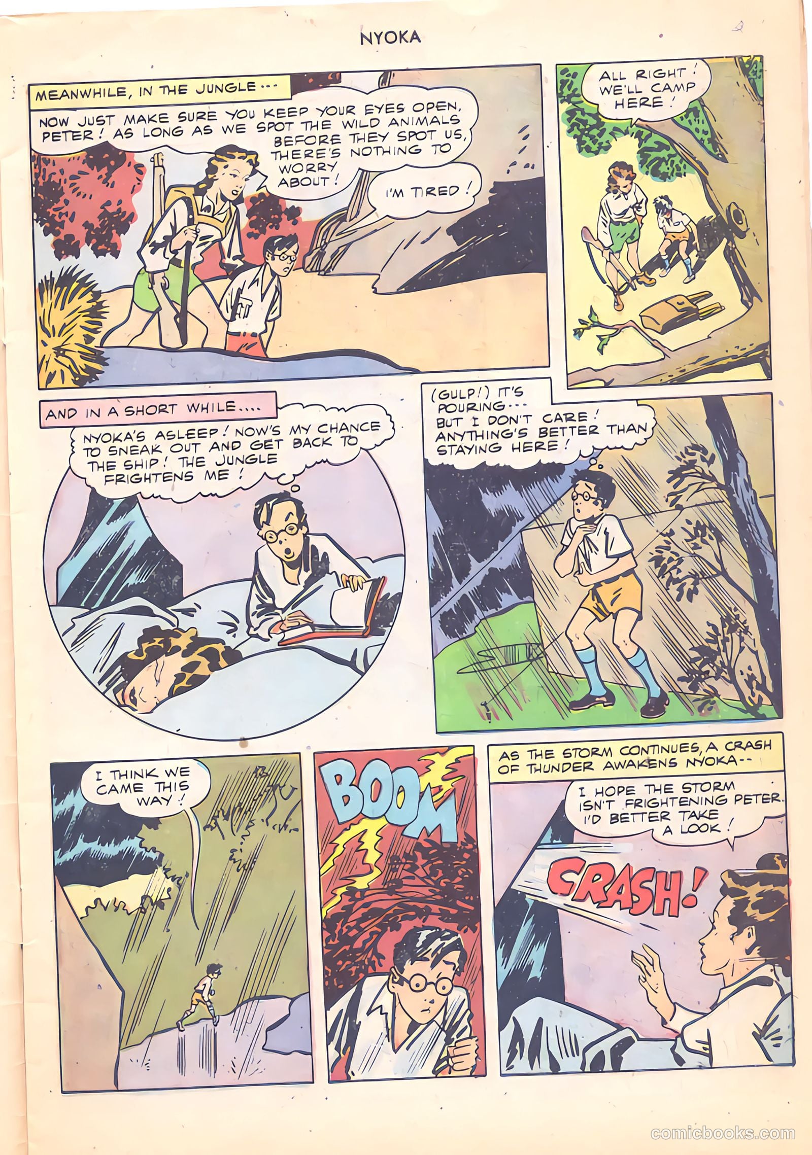 Nyoka the Jungle Girl #17 — page 7 of 36