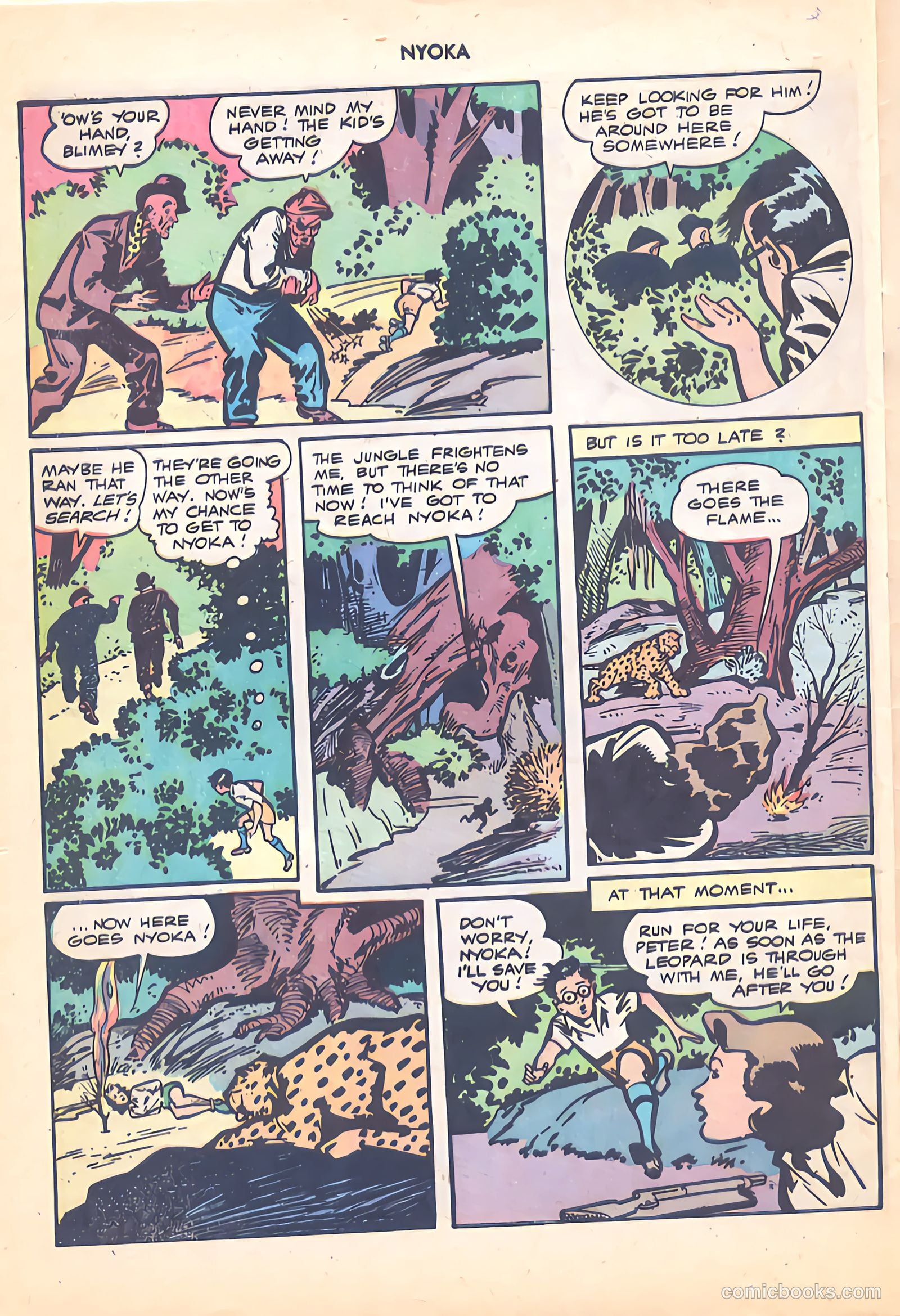 Nyoka the Jungle Girl #17 — page 28 of 36