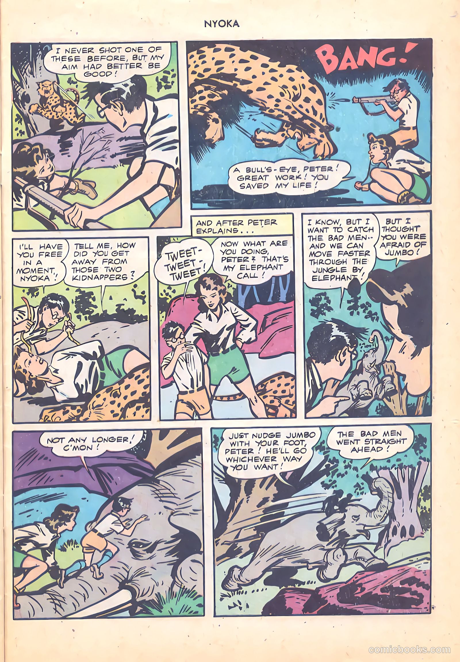 Nyoka the Jungle Girl #17 — page 29 of 36