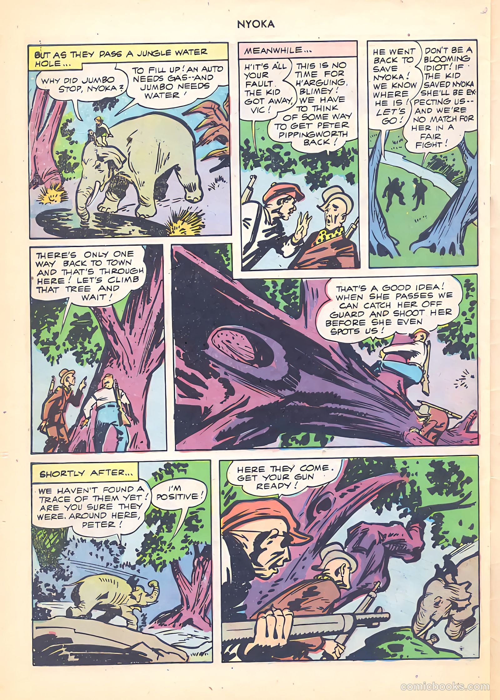 Nyoka the Jungle Girl #17 — page 30 of 36