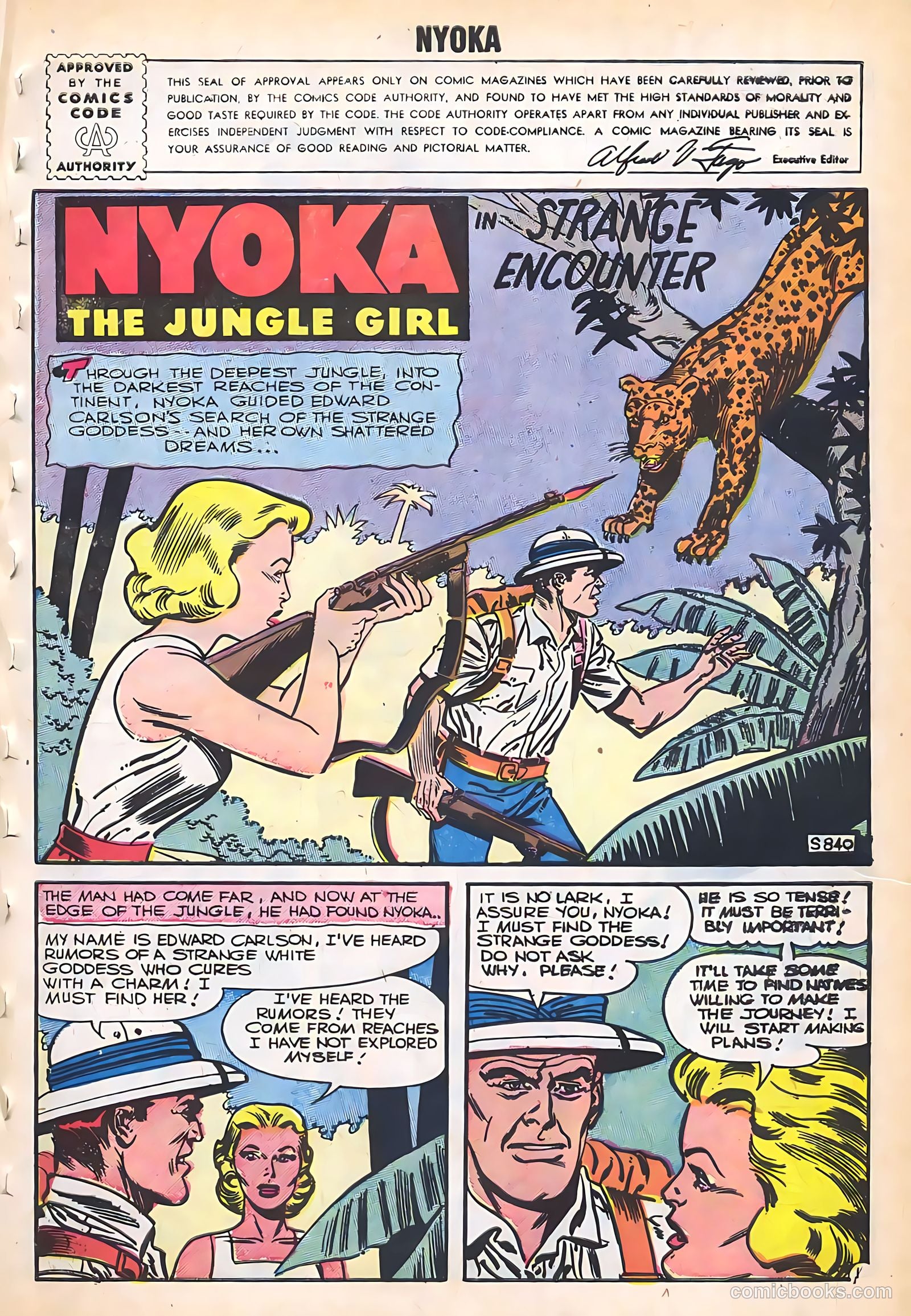 Nyoka the Jungle Girl #18 — page 3 of 36