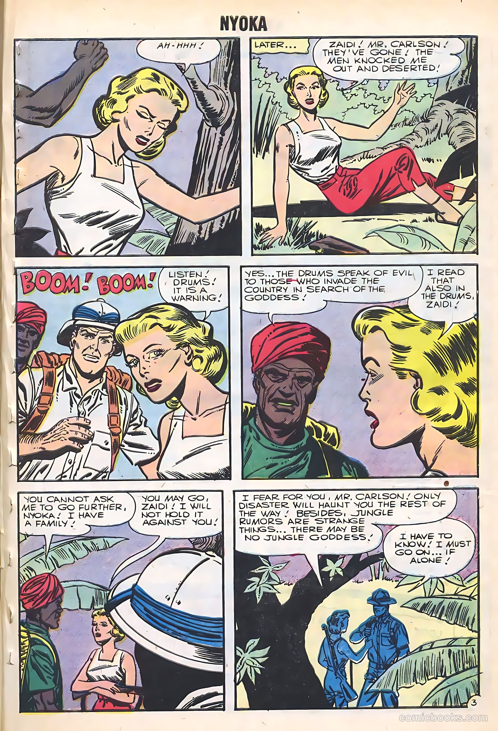 Nyoka the Jungle Girl #18 — page 5 of 36