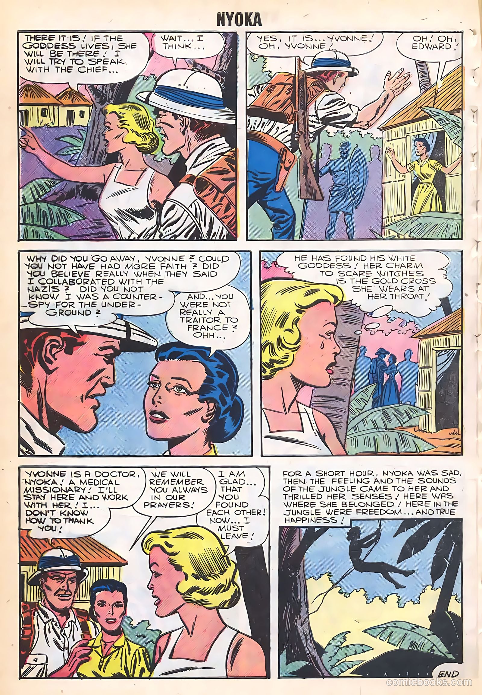 Nyoka the Jungle Girl #18 — page 8 of 36
