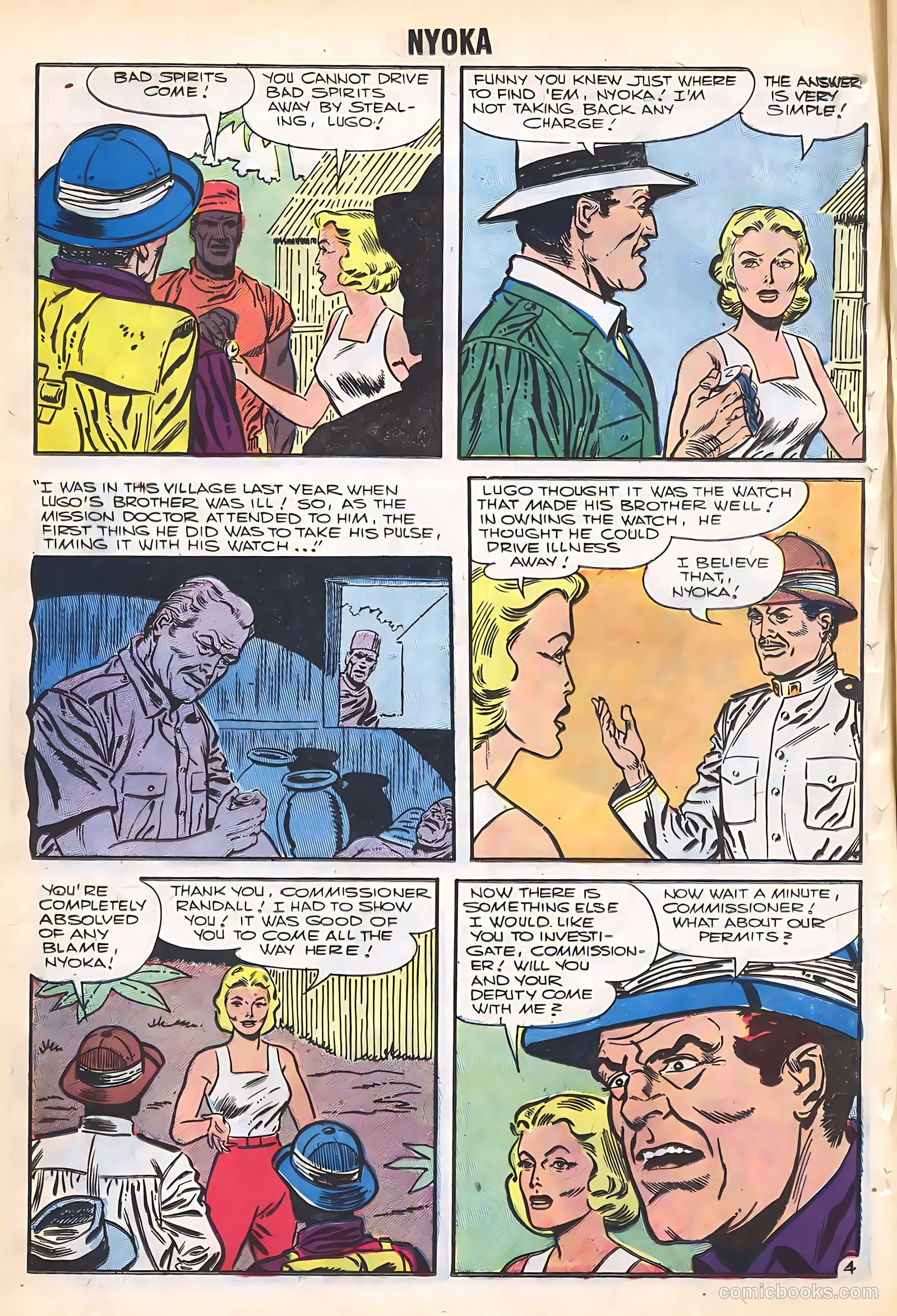 Nyoka the Jungle Girl #18 — page 12 of 36