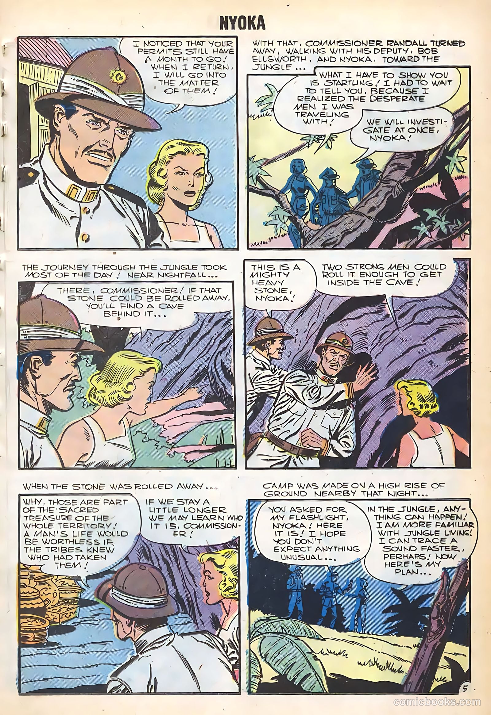 Nyoka the Jungle Girl #18 — page 13 of 36