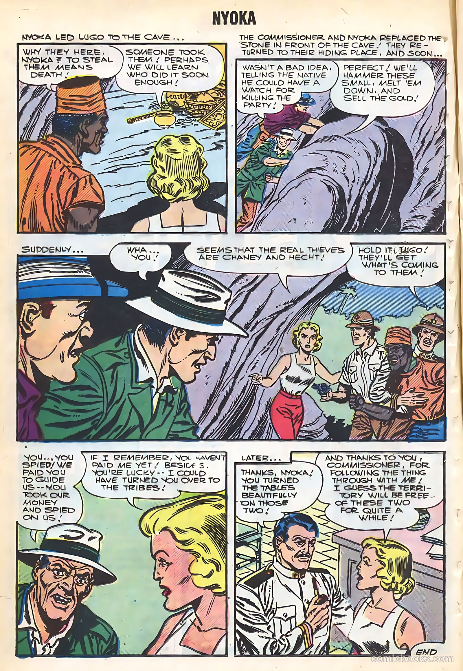 Nyoka the Jungle Girl #18 — page 16 of 36