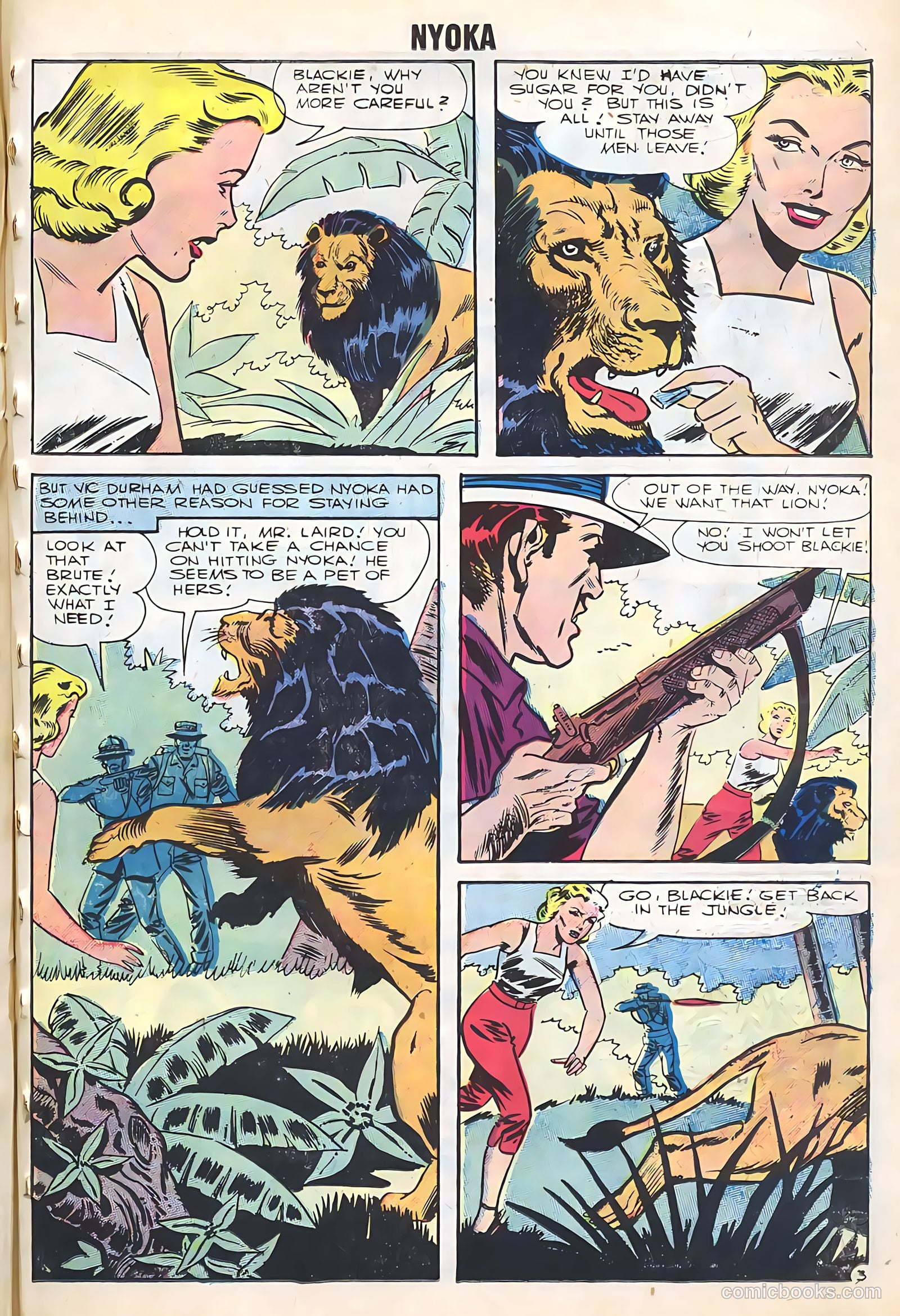 Nyoka the Jungle Girl #18 — page 23 of 36