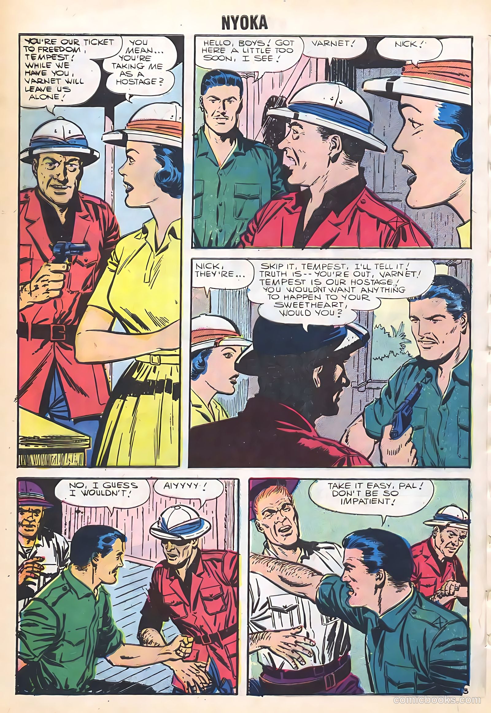 Nyoka the Jungle Girl #18 — page 28 of 36