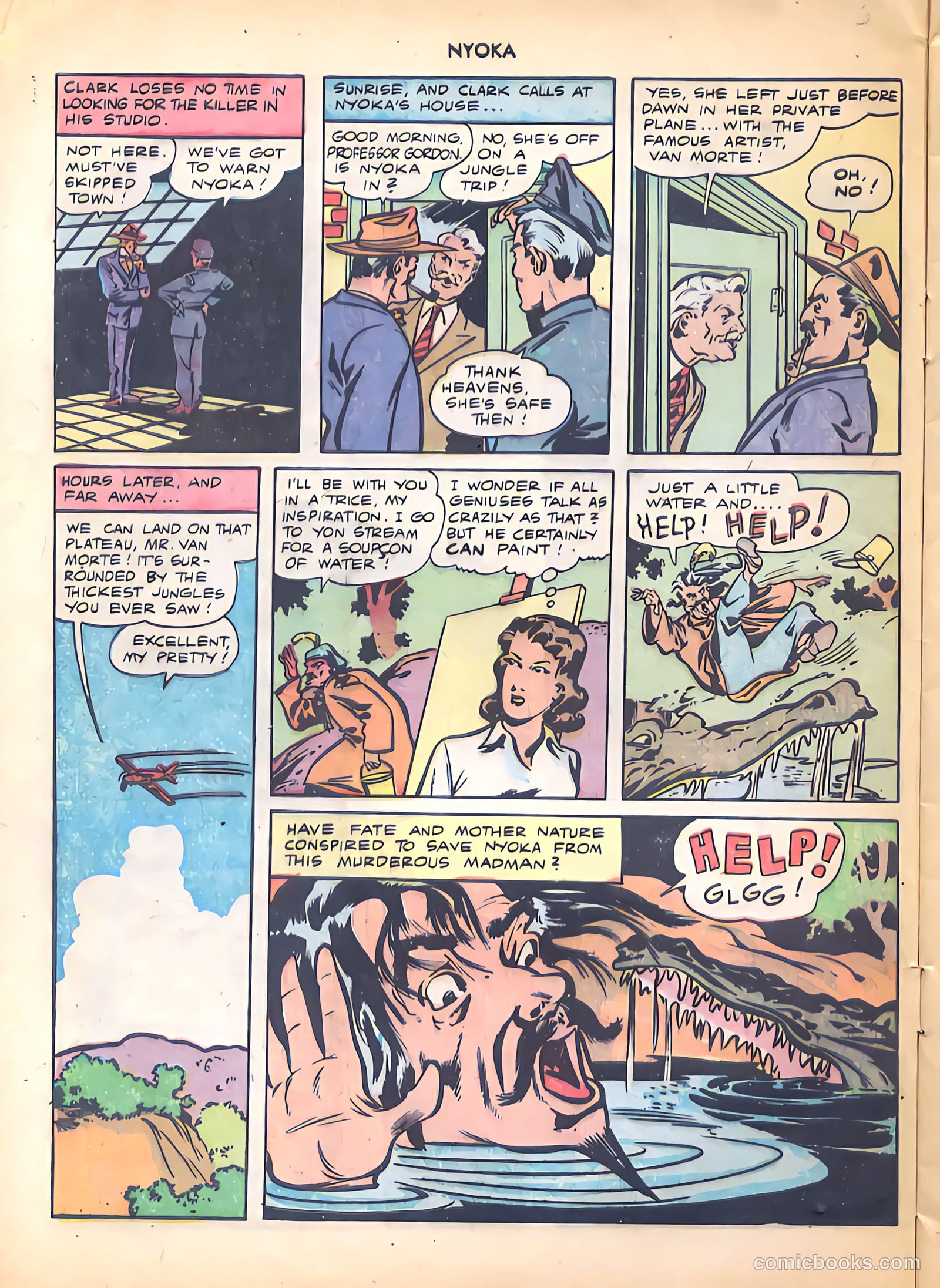Nyoka the Jungle Girl #18 — page 8 of 36