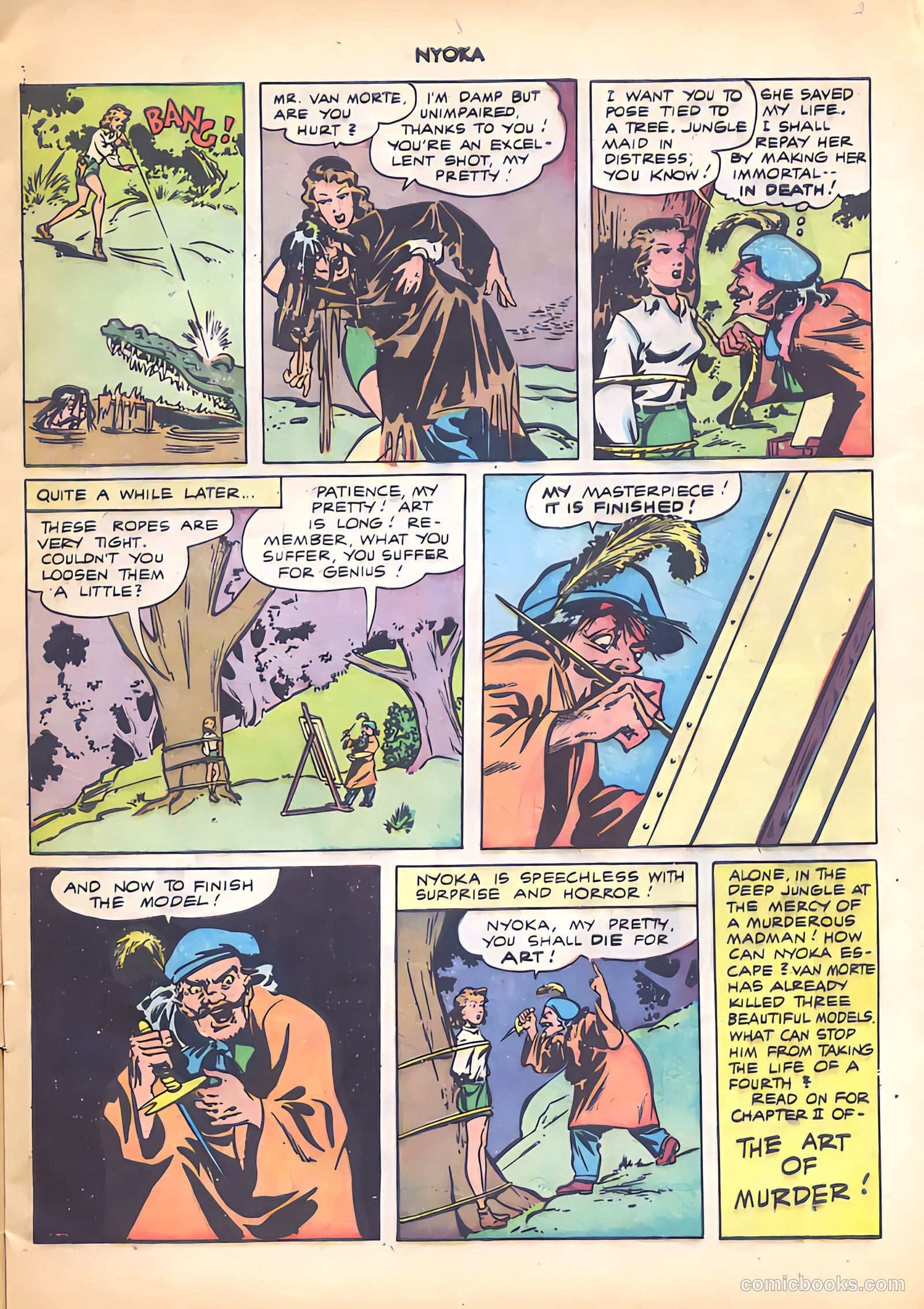 Nyoka the Jungle Girl #18 — page 9 of 36