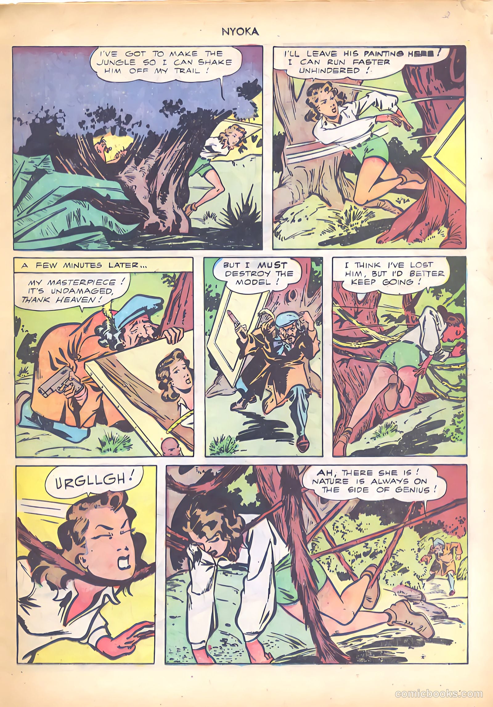 Nyoka the Jungle Girl #18 — page 19 of 36