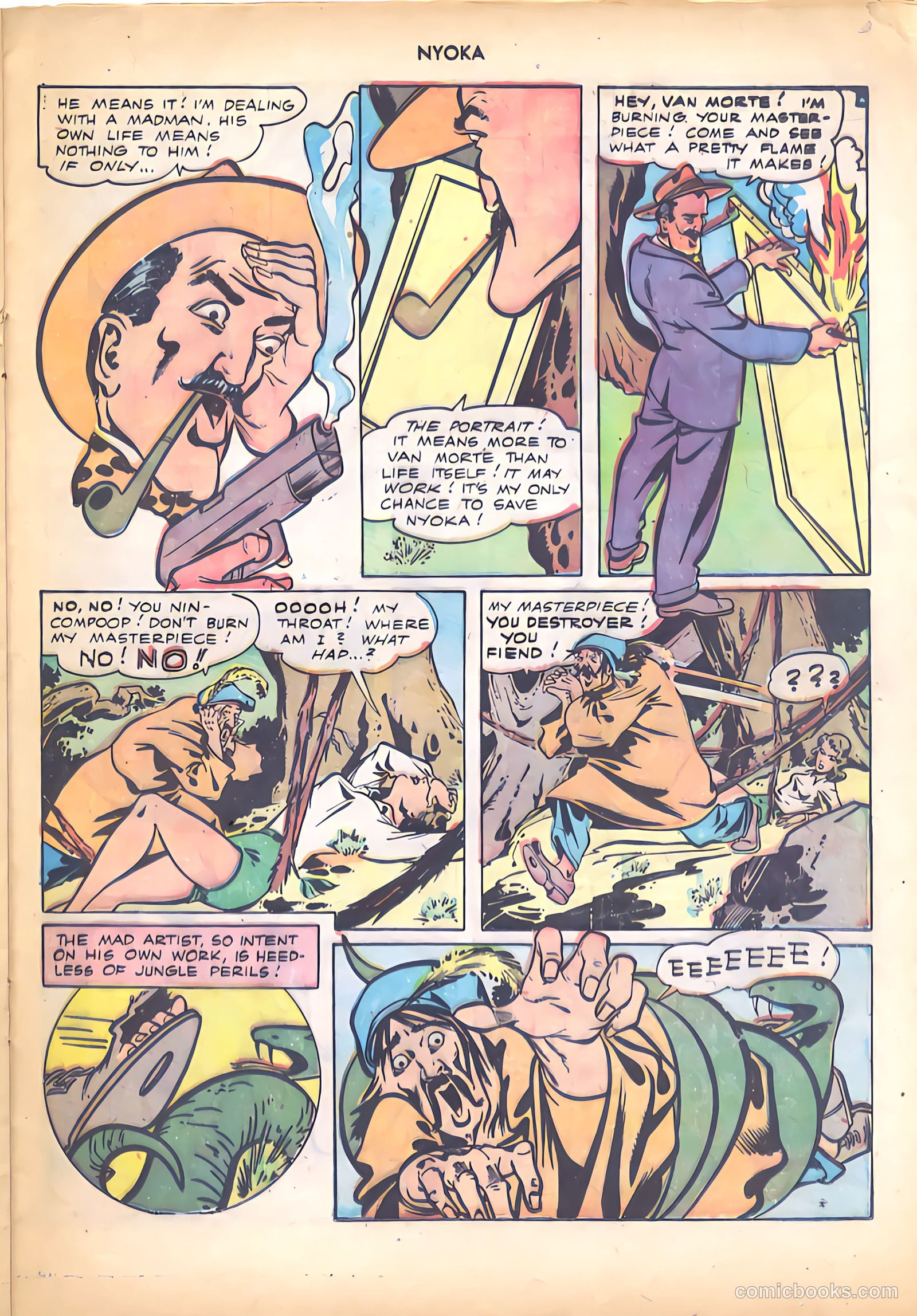 Nyoka the Jungle Girl #18 — page 21 of 36
