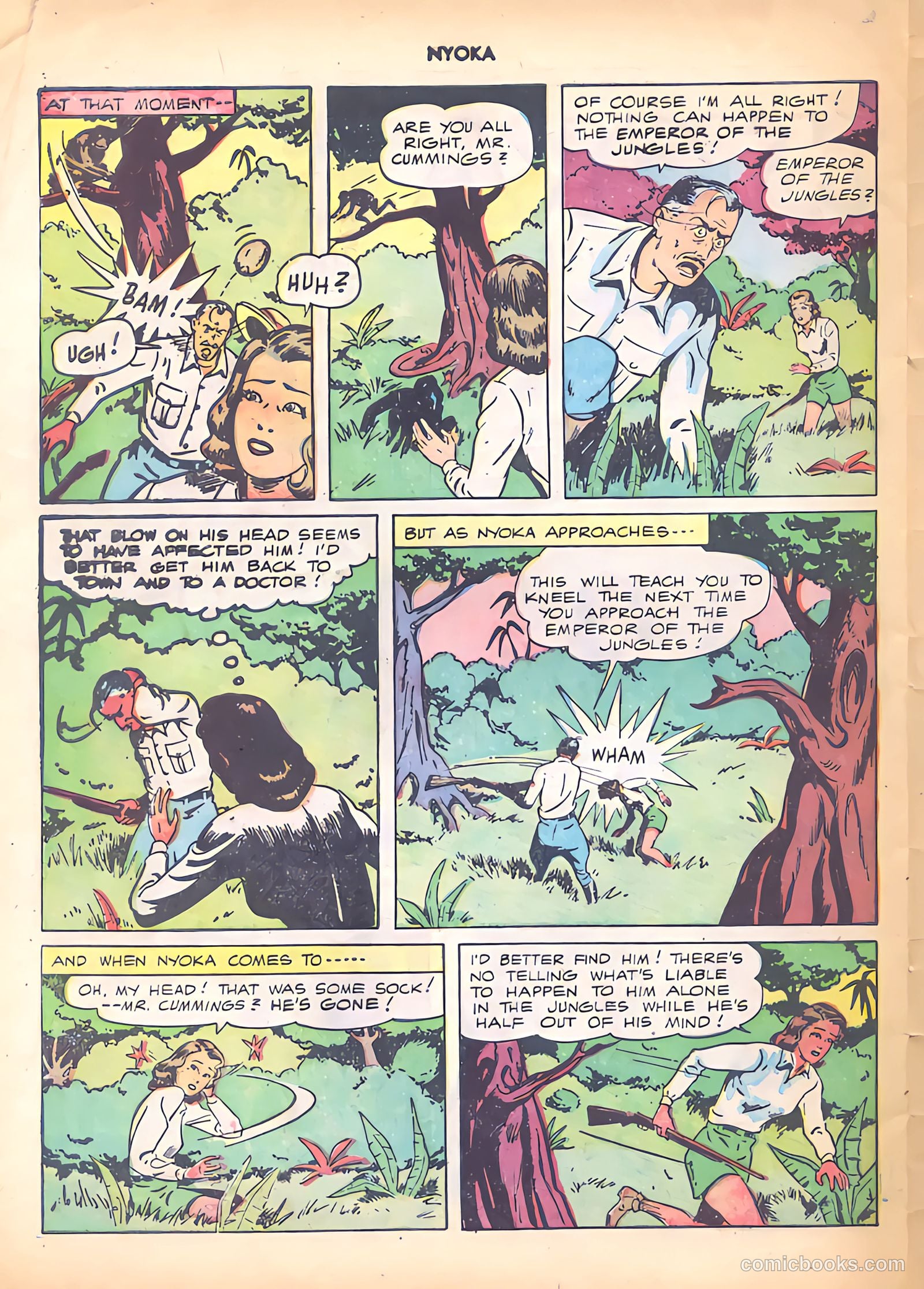 Nyoka the Jungle Girl #18 — page 30 of 36