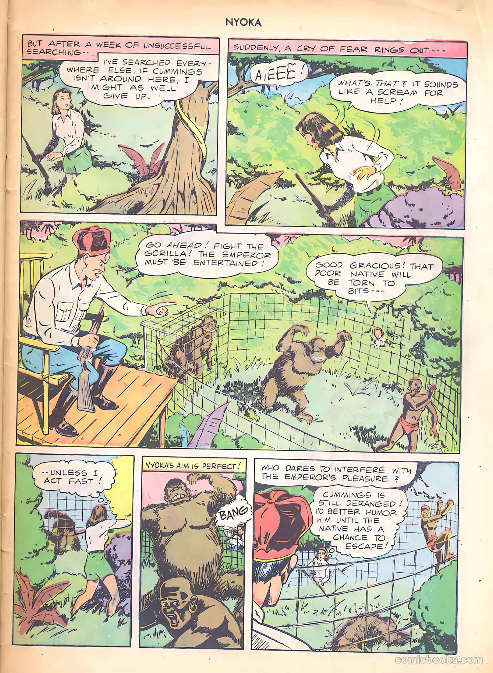 Nyoka the Jungle Girl #18 — page 31 of 36