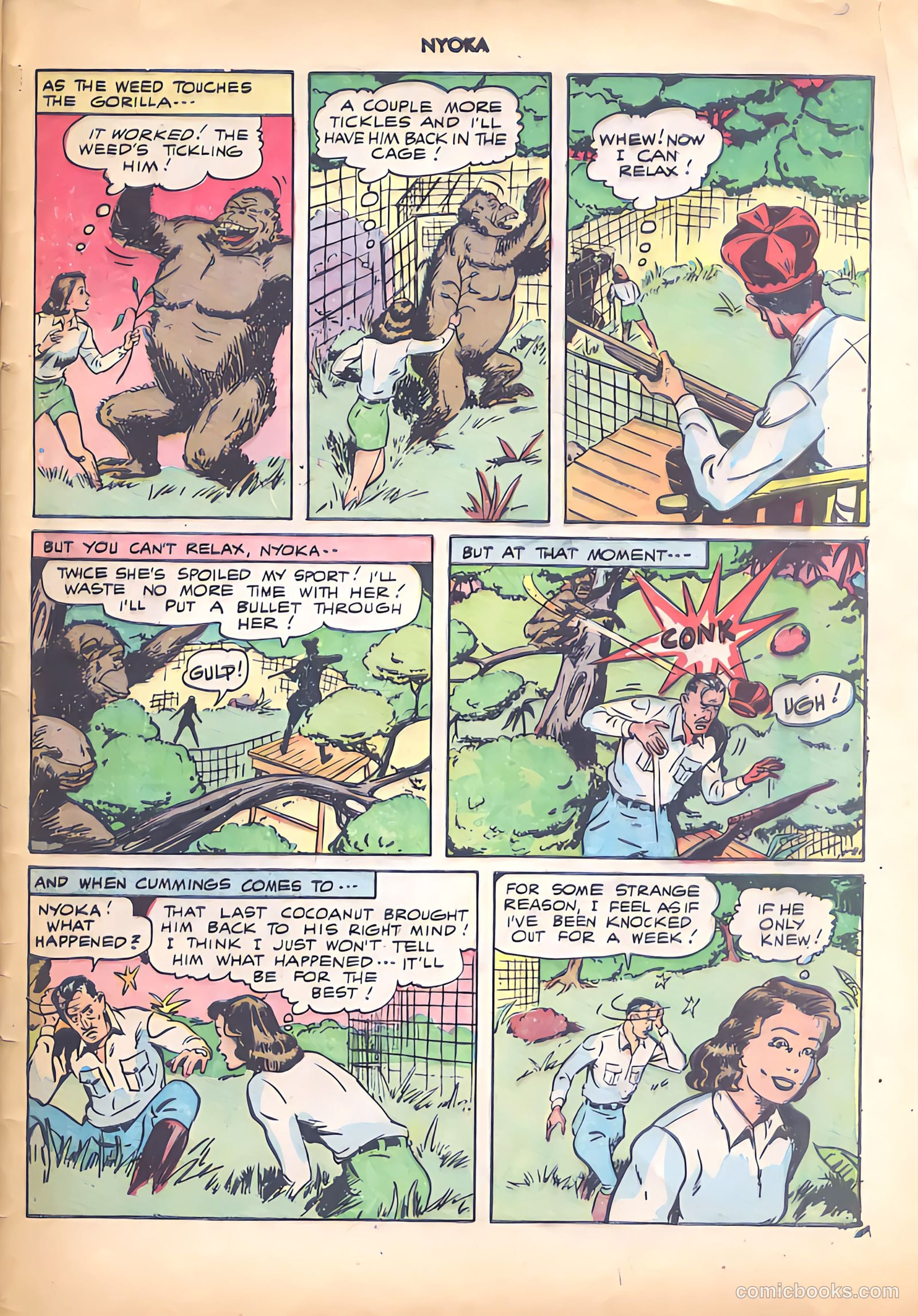 Nyoka the Jungle Girl #18 — page 33 of 36
