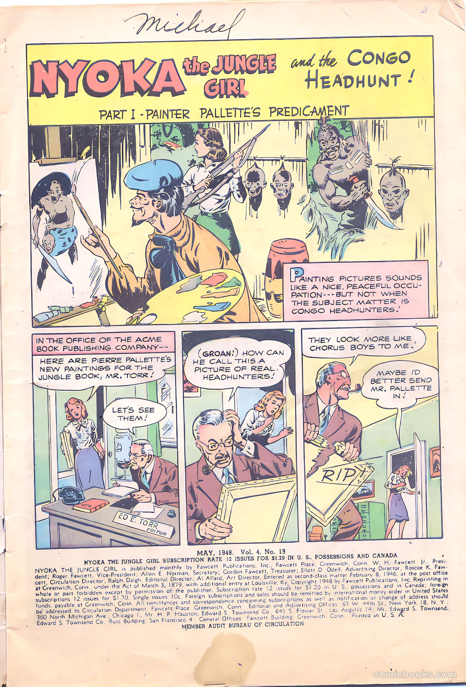 Nyoka the Jungle Girl #19 — page 3 of 36