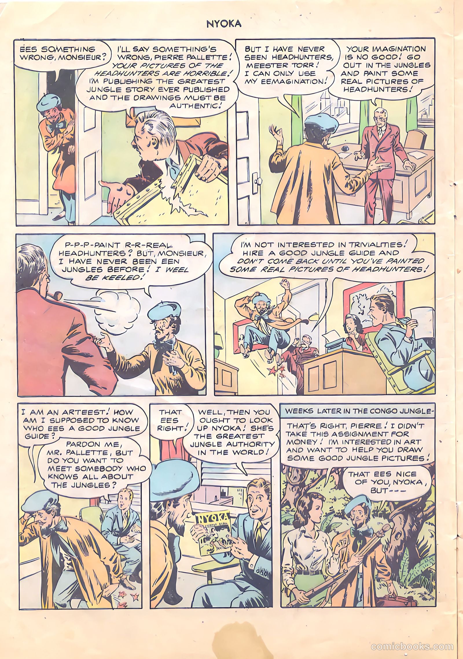Nyoka the Jungle Girl #19 — page 4 of 36