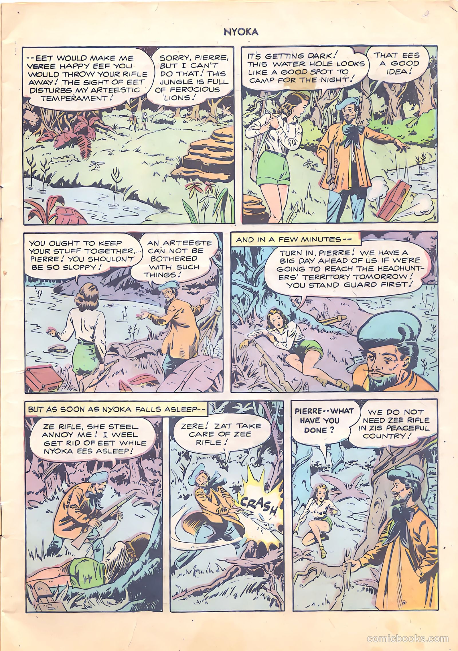 Nyoka the Jungle Girl #19 — page 5 of 36