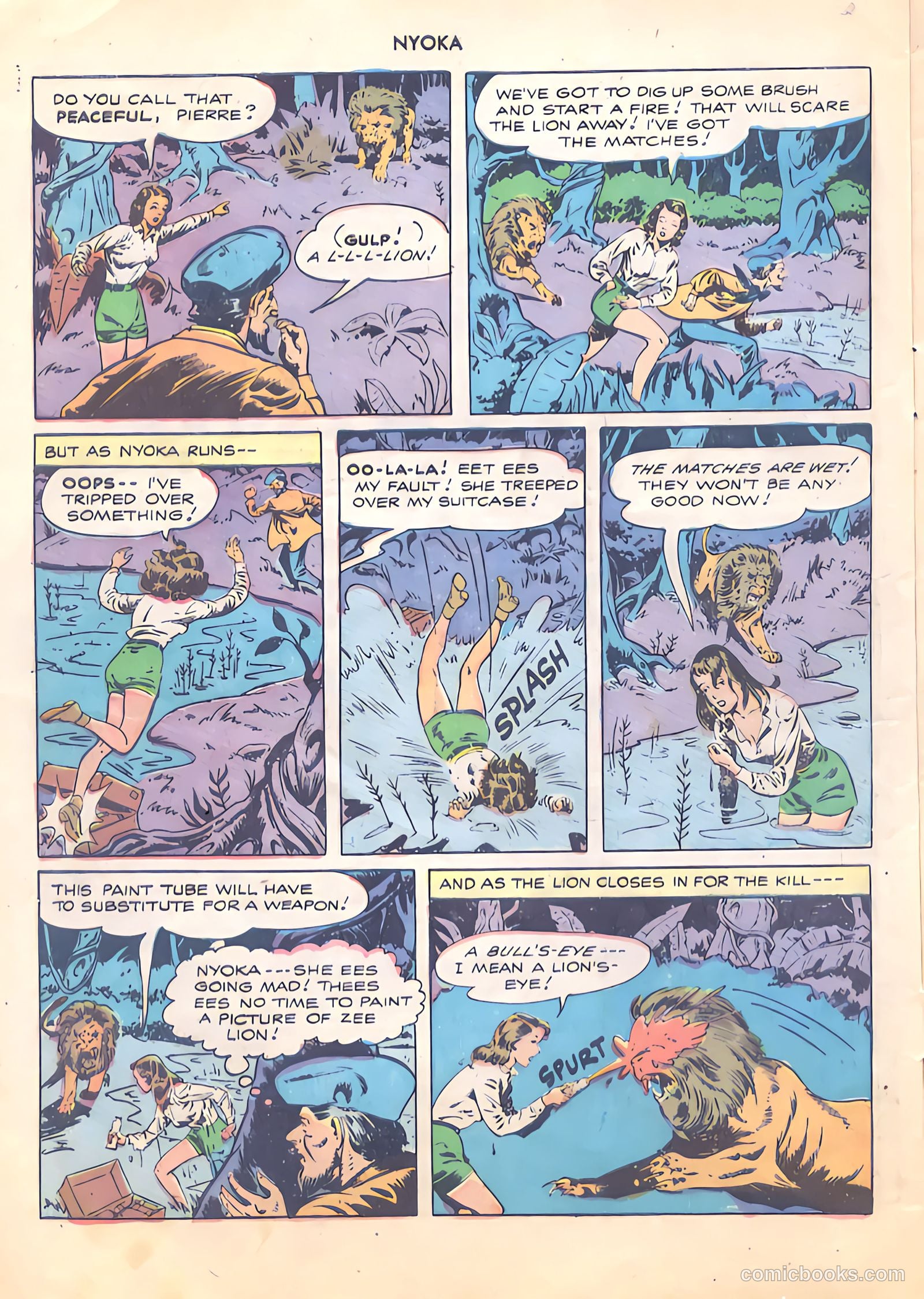 Nyoka the Jungle Girl #19 — page 6 of 36