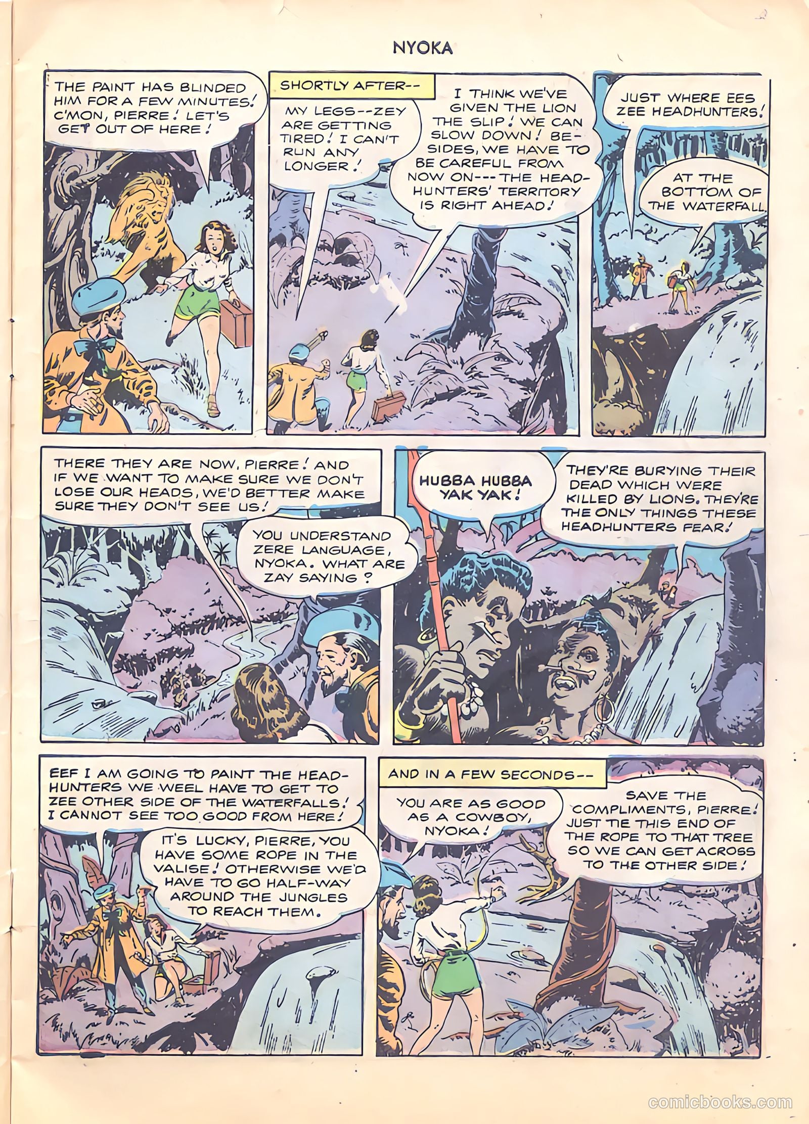 Nyoka the Jungle Girl #19 — page 7 of 36