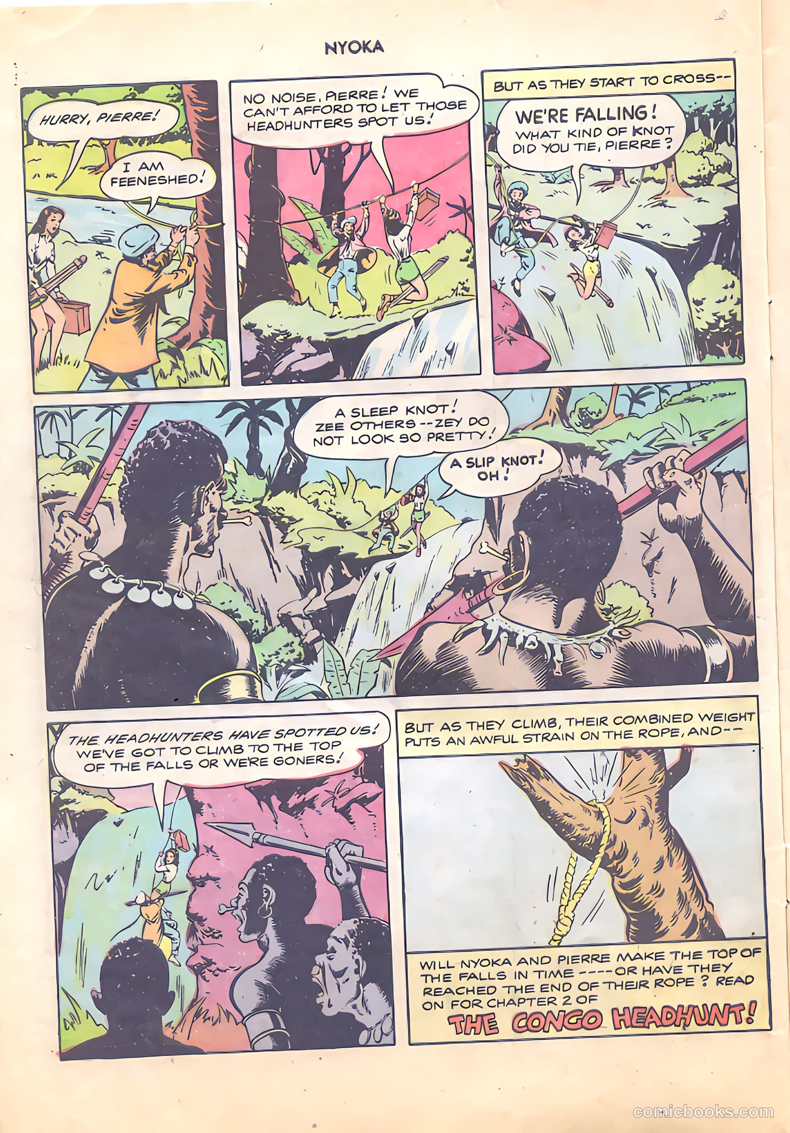 Nyoka the Jungle Girl #19 — page 8 of 36