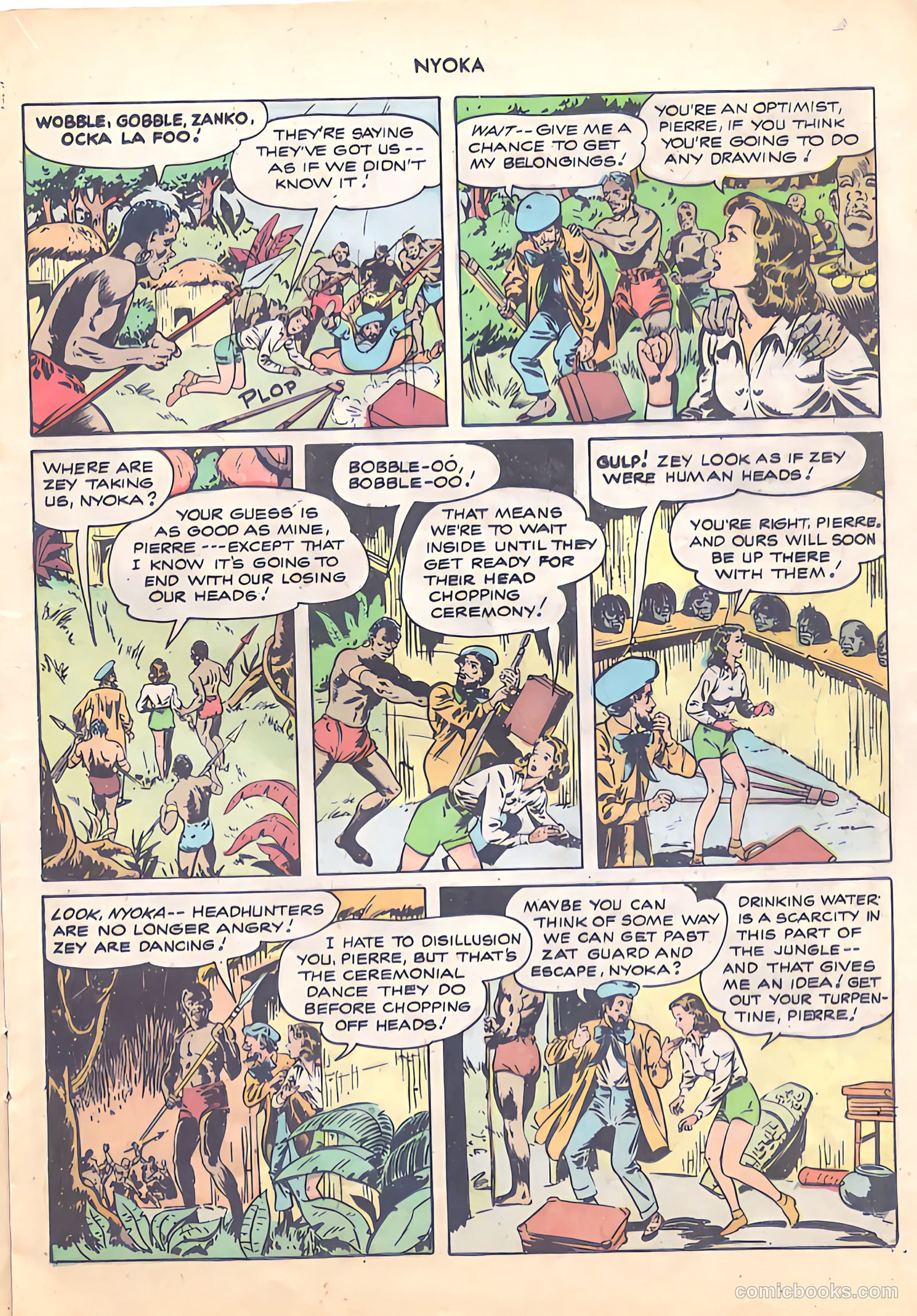 Nyoka the Jungle Girl #19 — page 17 of 36