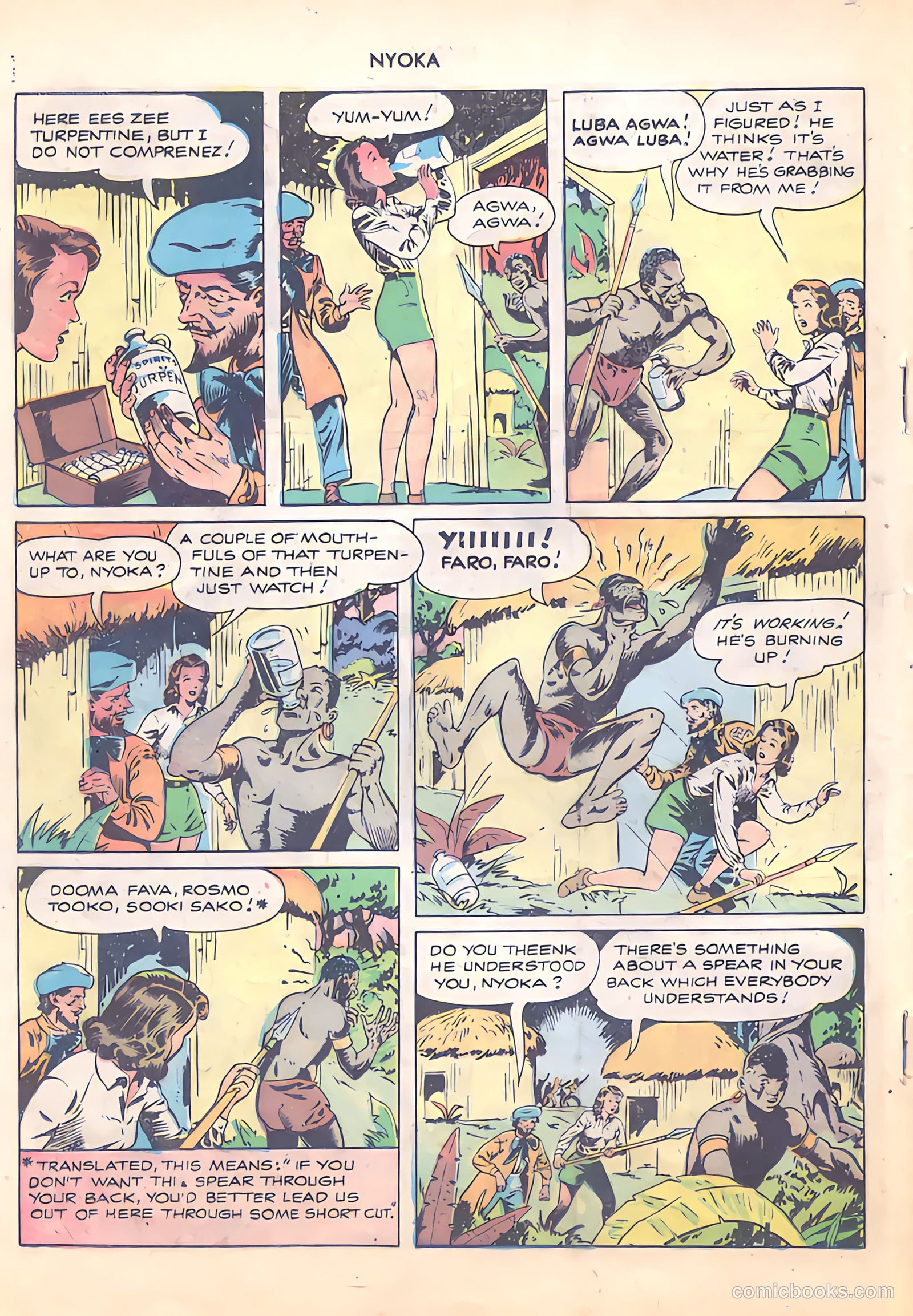 Nyoka the Jungle Girl #19 — page 18 of 36