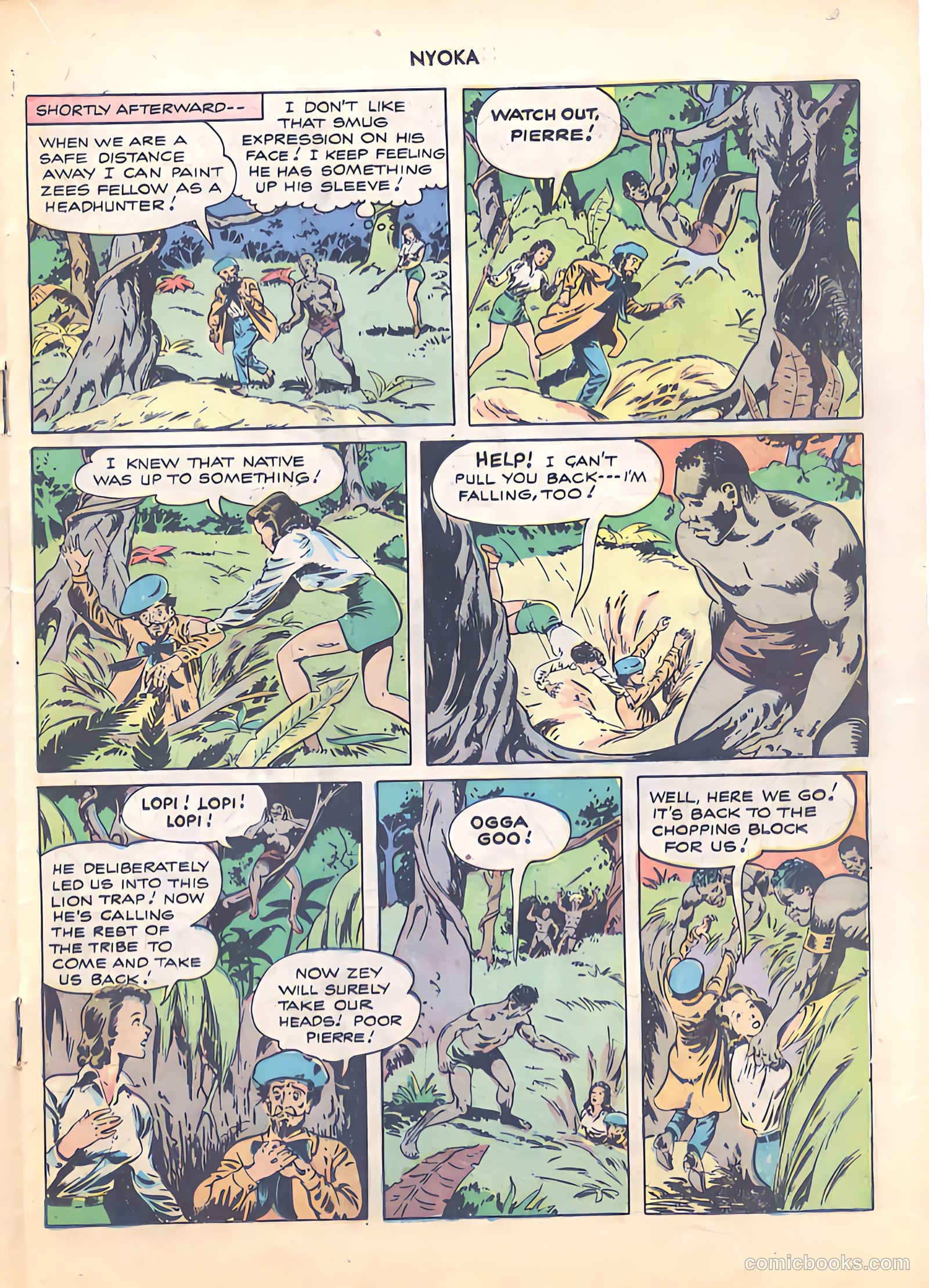 Nyoka the Jungle Girl #19 — page 19 of 36