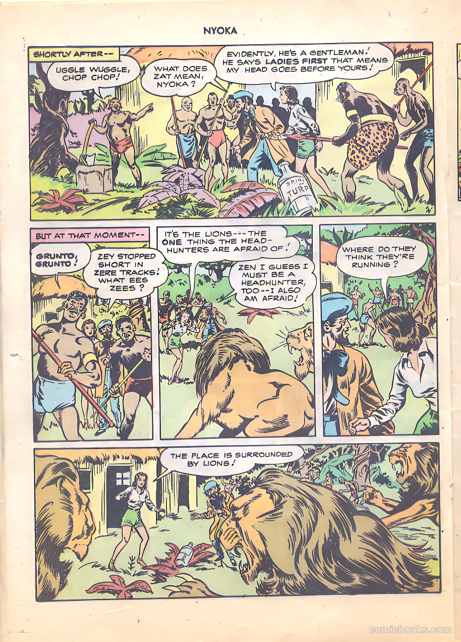 Nyoka the Jungle Girl #19 — page 20 of 36