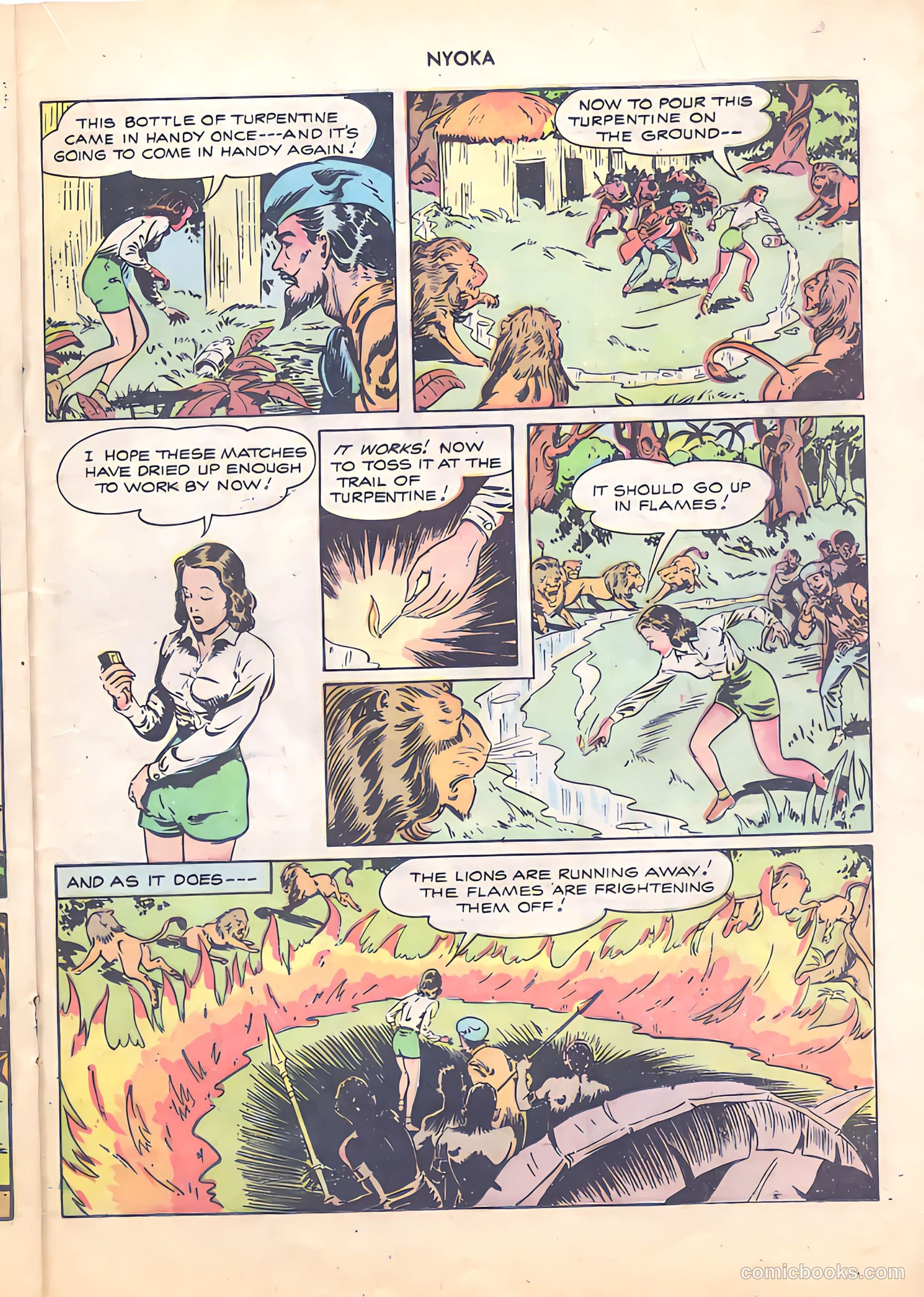 Nyoka the Jungle Girl #19 — page 21 of 36