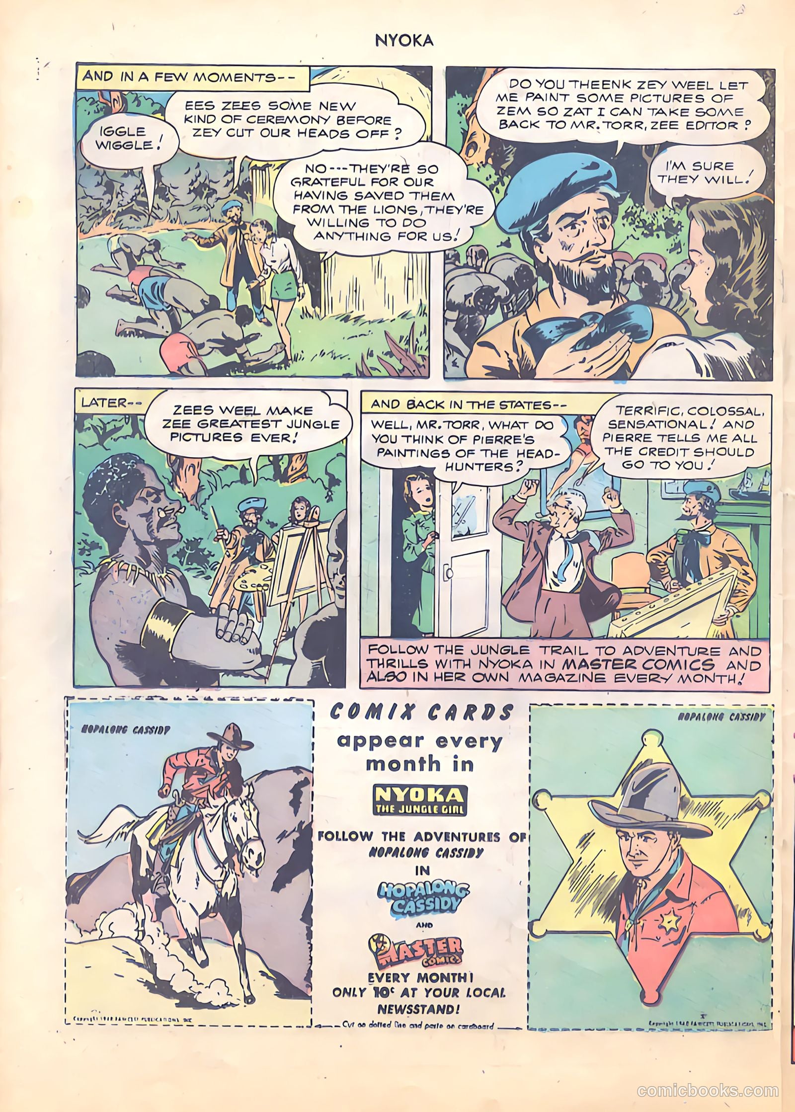 Nyoka the Jungle Girl #19 — page 22 of 36