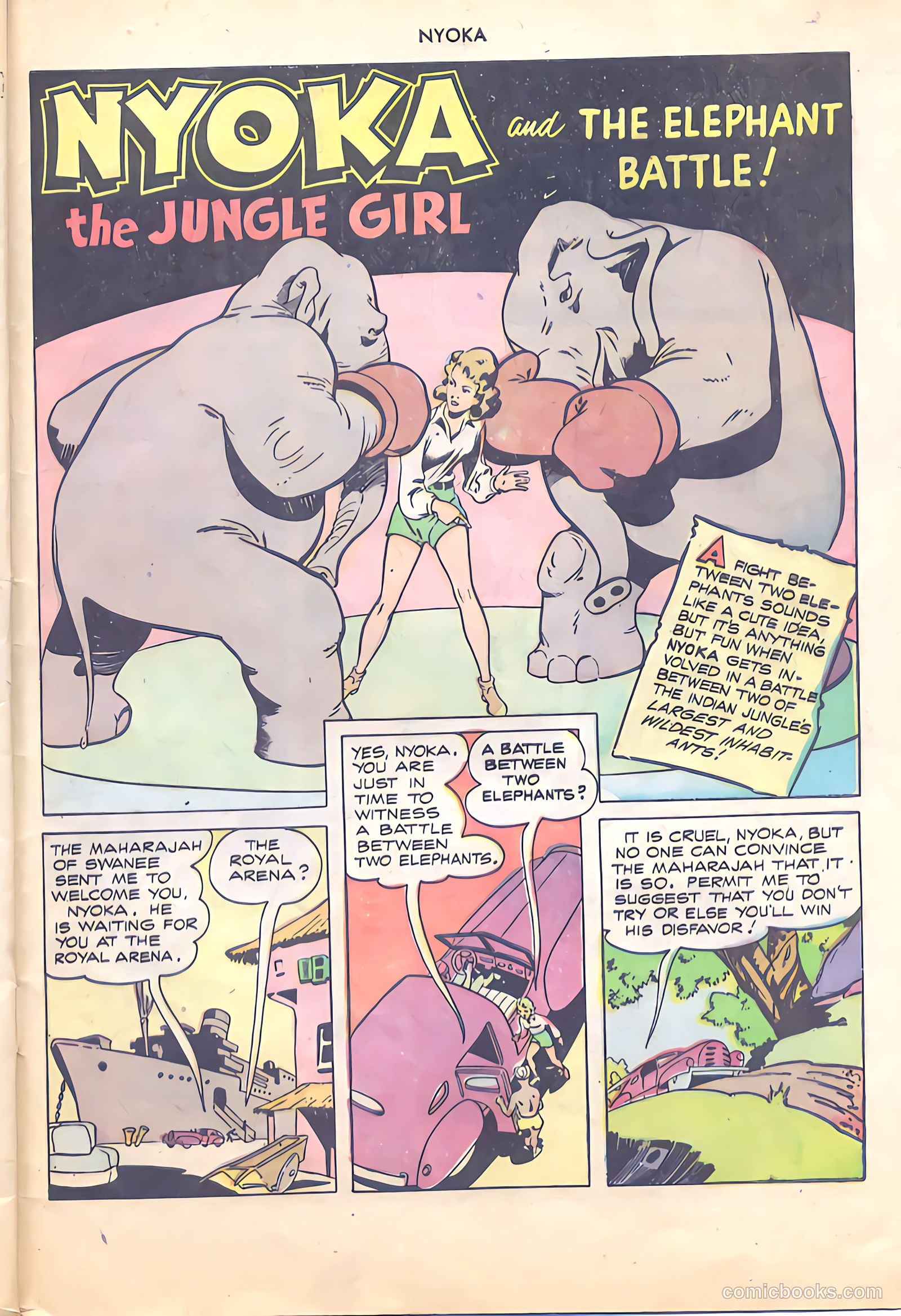 Nyoka the Jungle Girl #19 — page 29 of 36