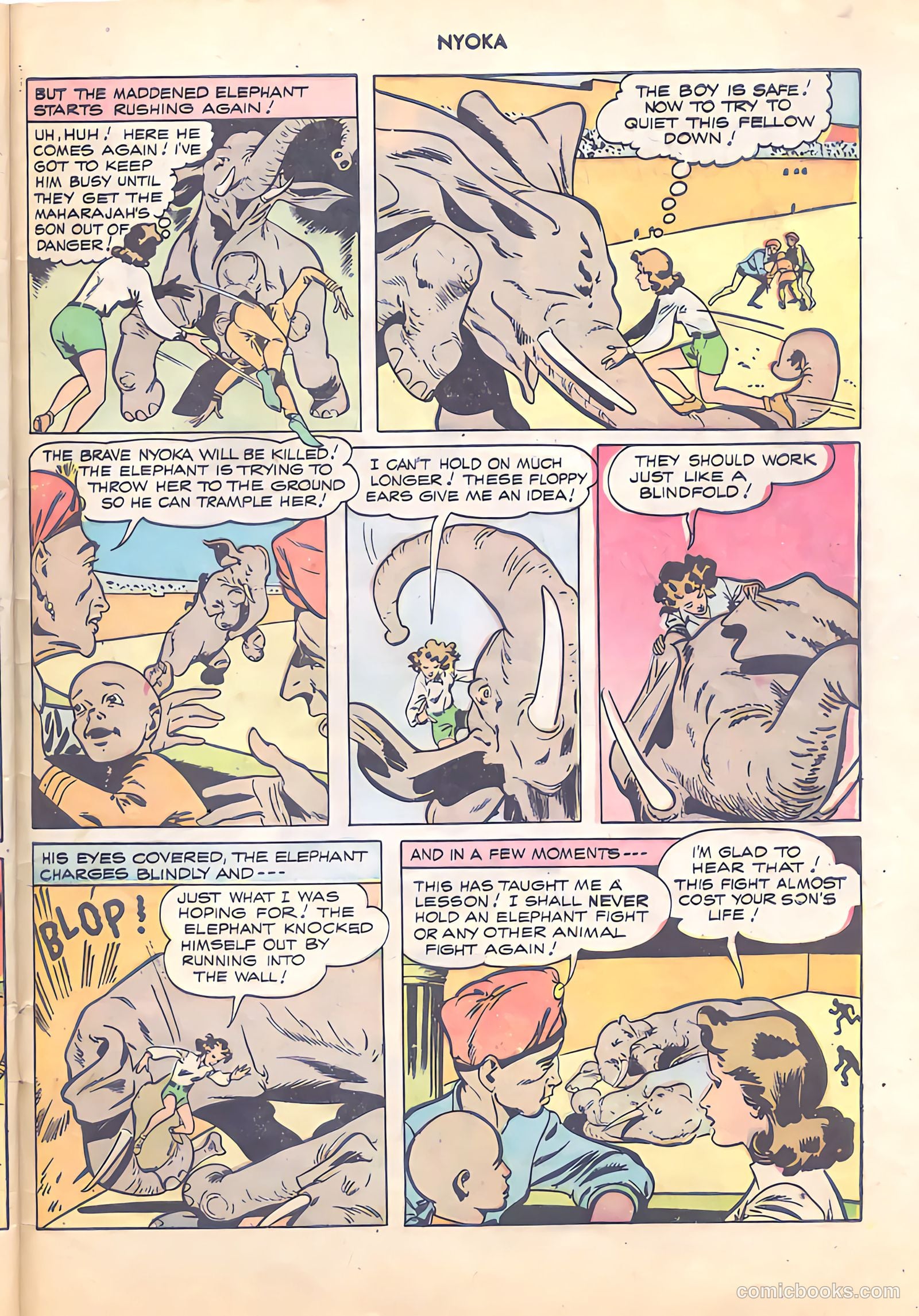 Nyoka the Jungle Girl #19 — page 33 of 36