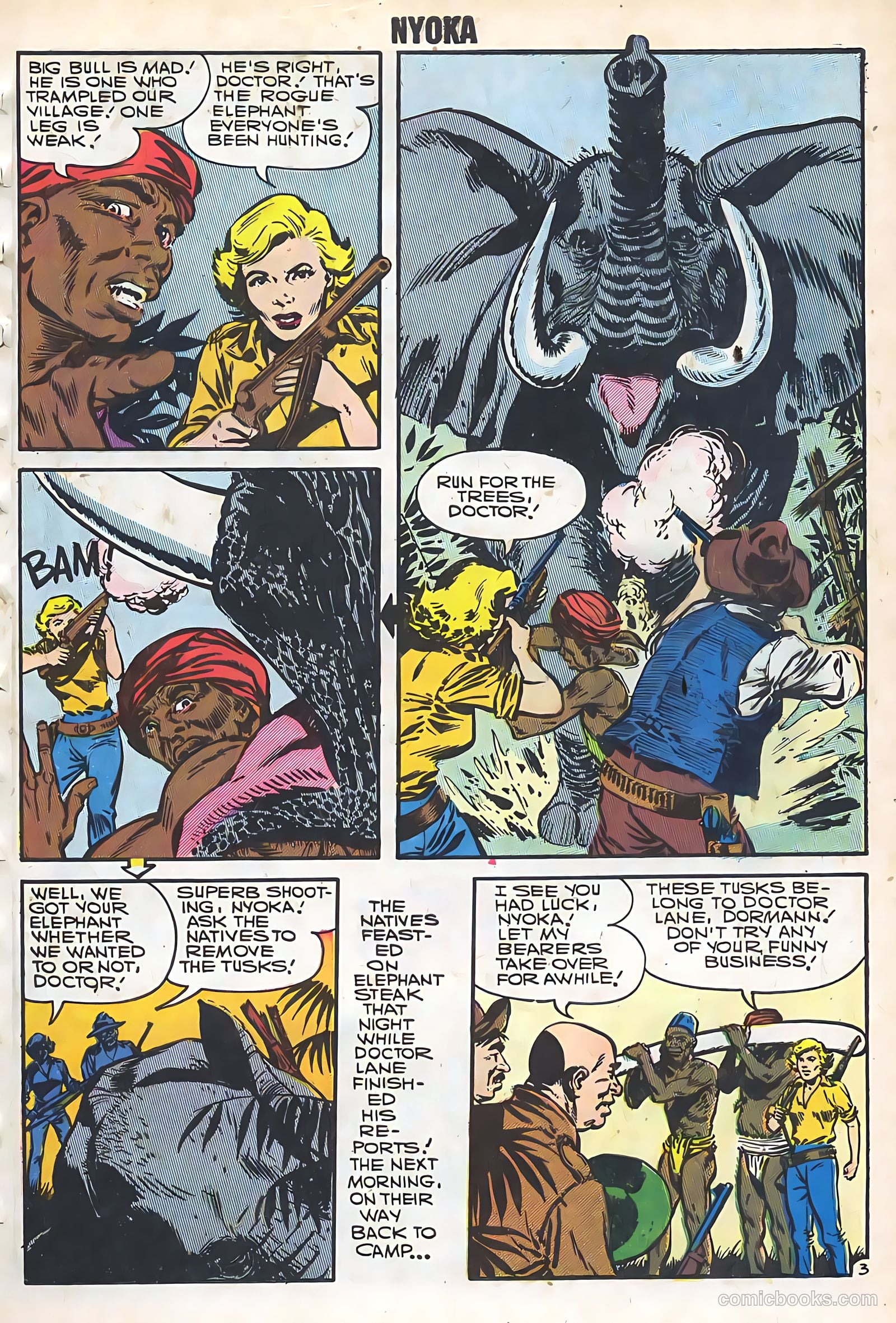 Nyoka the Jungle Girl #19 — page 5 of 36
