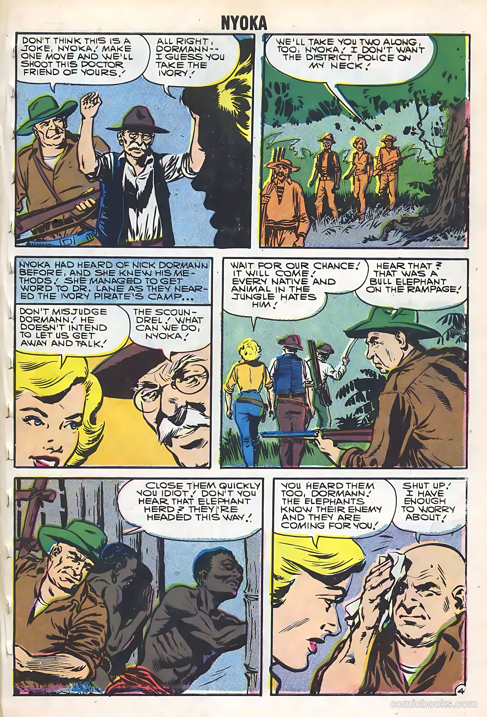 Nyoka the Jungle Girl #19 — page 7 of 36